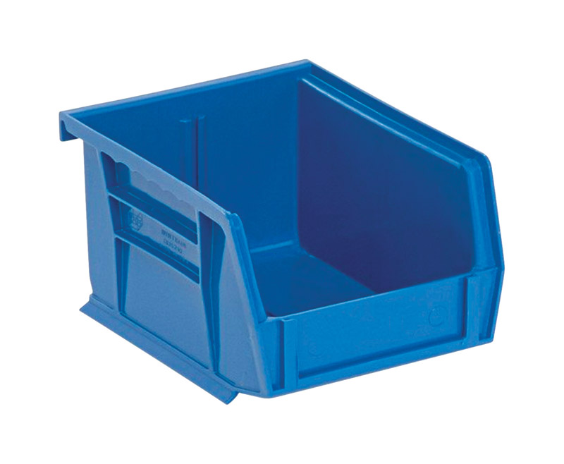 Quantum Storage 4-1/8 in. W X 2-13/16 in. H Tool Storage Bin Polypropylene 1 compartments Blue - Jamoozus
