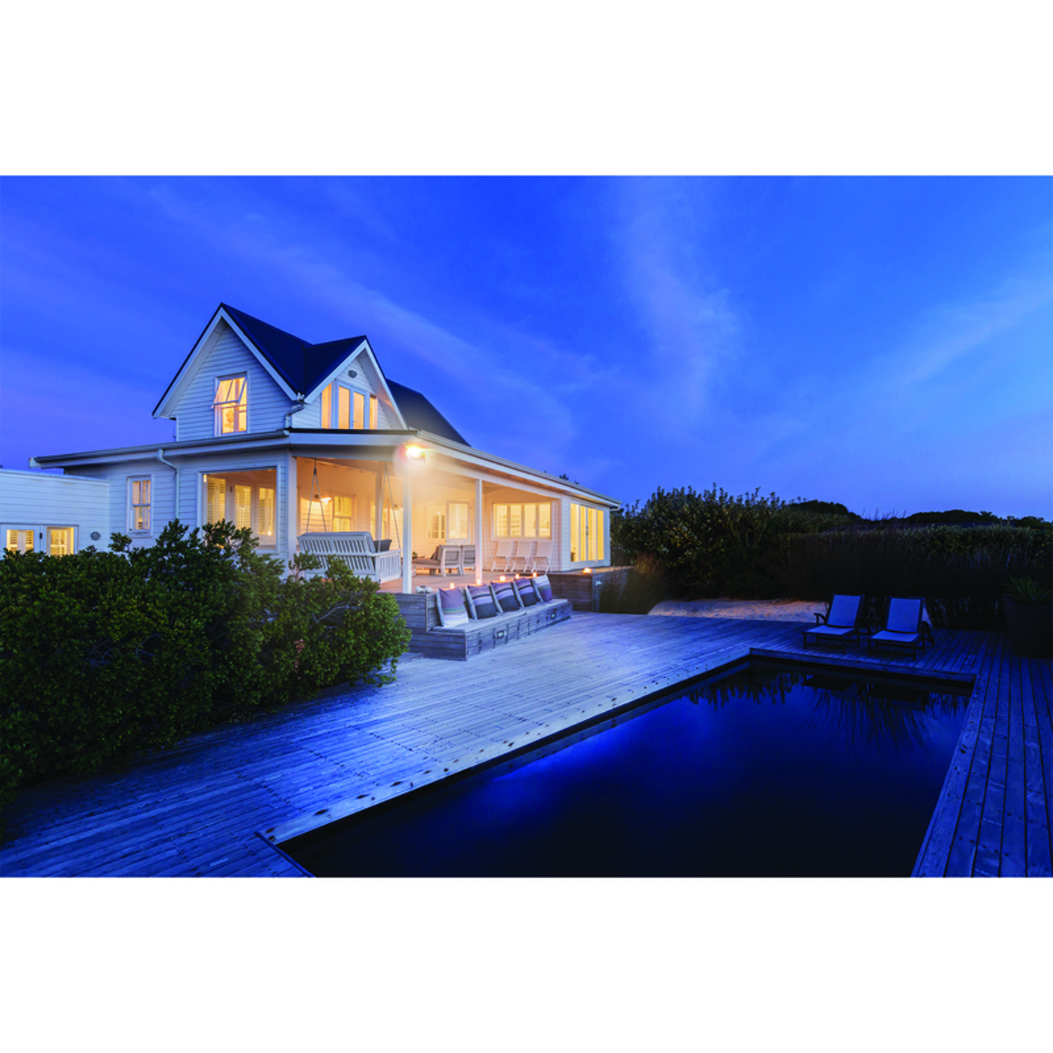 Halo Dusk to Dawn Hardwired LED Bronze Security Floodlight - Jamoozus