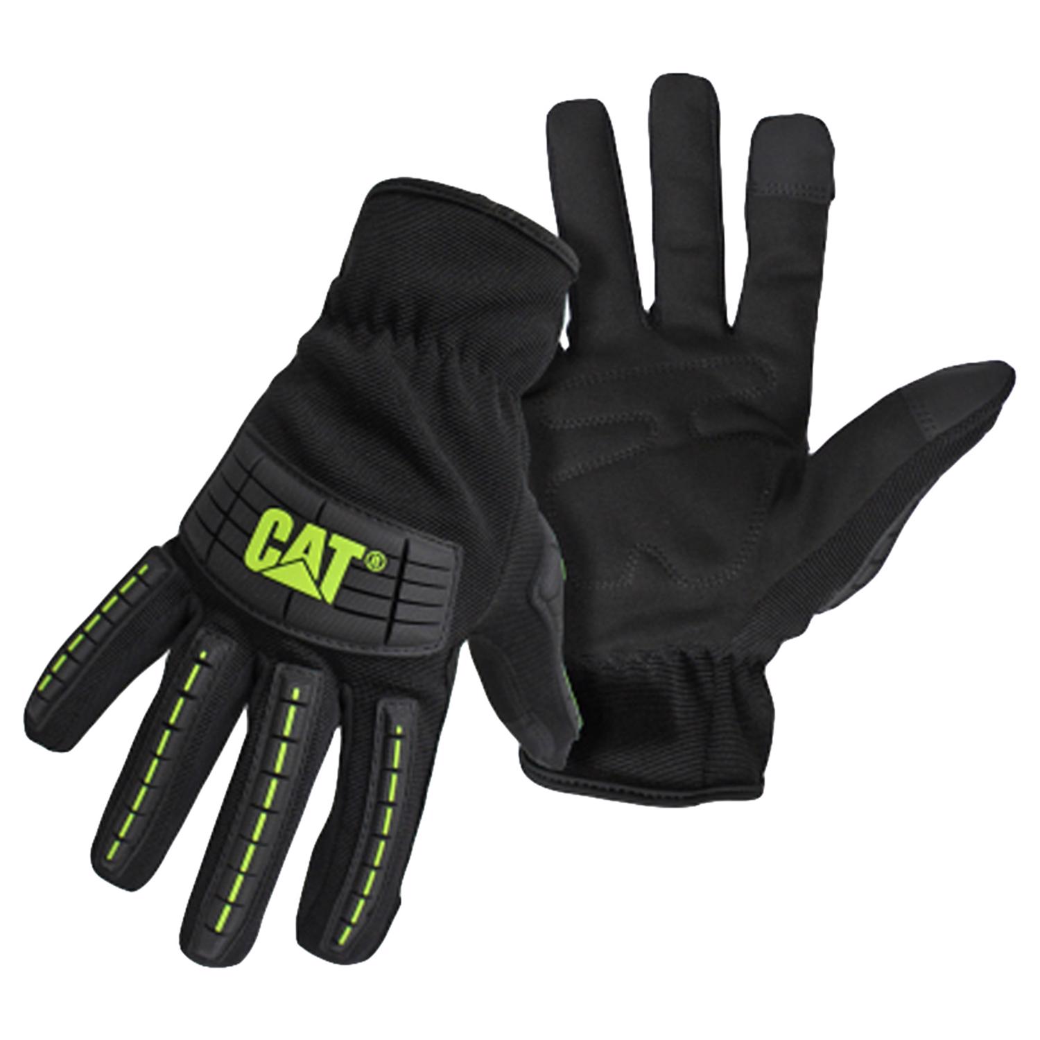 CAT Men's Outdoor High Impact Utility Gloves Black XL 1 pair - Jamoozus