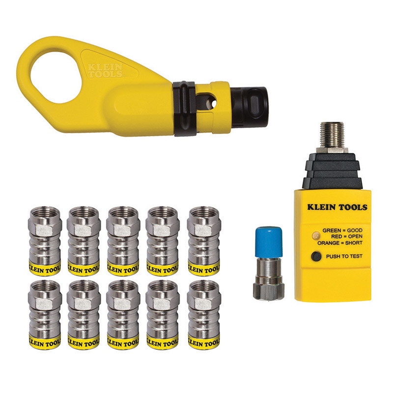 Klein Tools Coax Connector Installation/Test Kit - Jamoozus