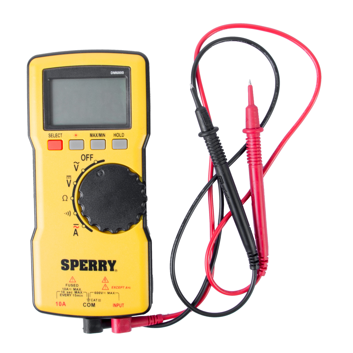 Sperry 4/40/400/750 VAC, 400mV/4/40/400/1000 VDC LCD Multimeter - Jamoozus