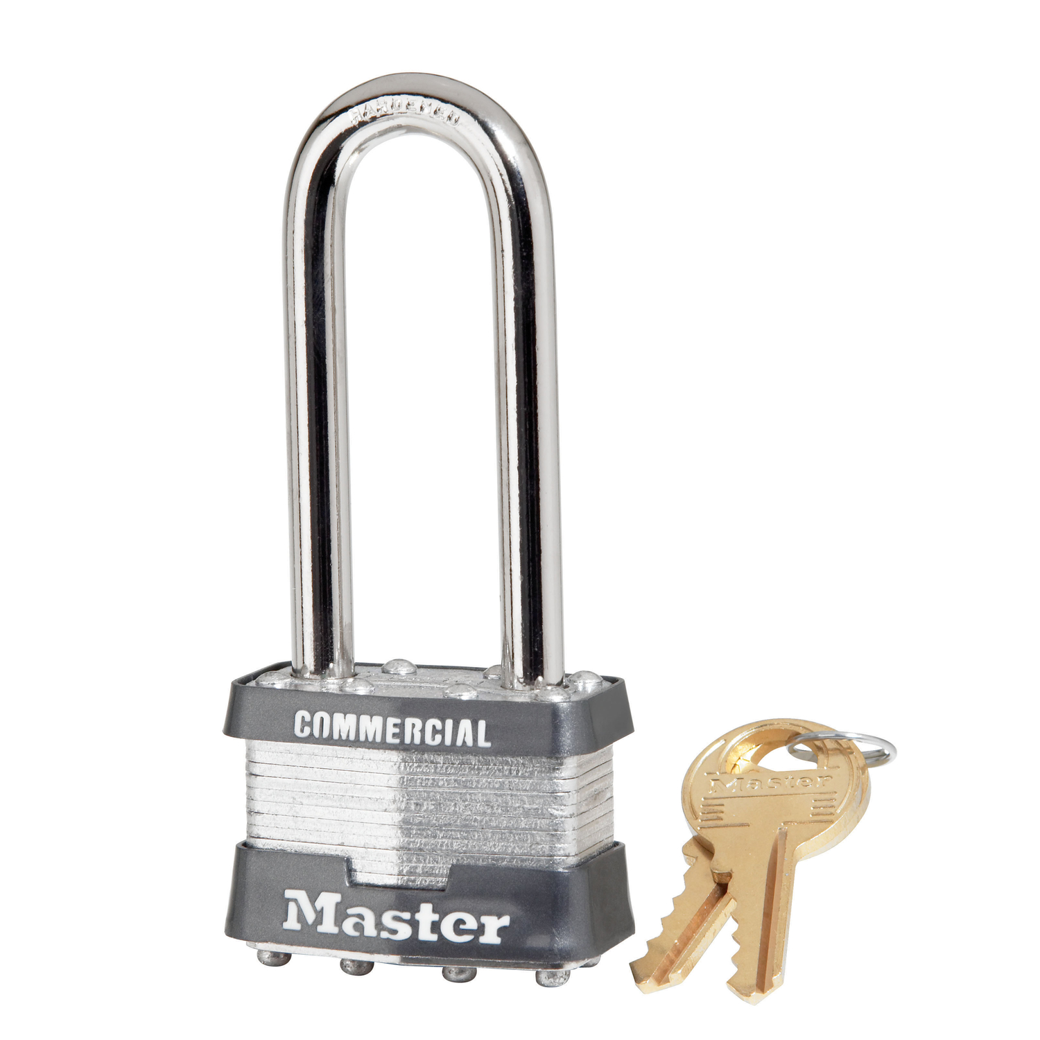 Master Lock 1-5/16 in. H X 1-3/4 in. W X 7/8 in. L Steel 4-Pin Cylinder Padlock Keyed Alike - Jamoozus