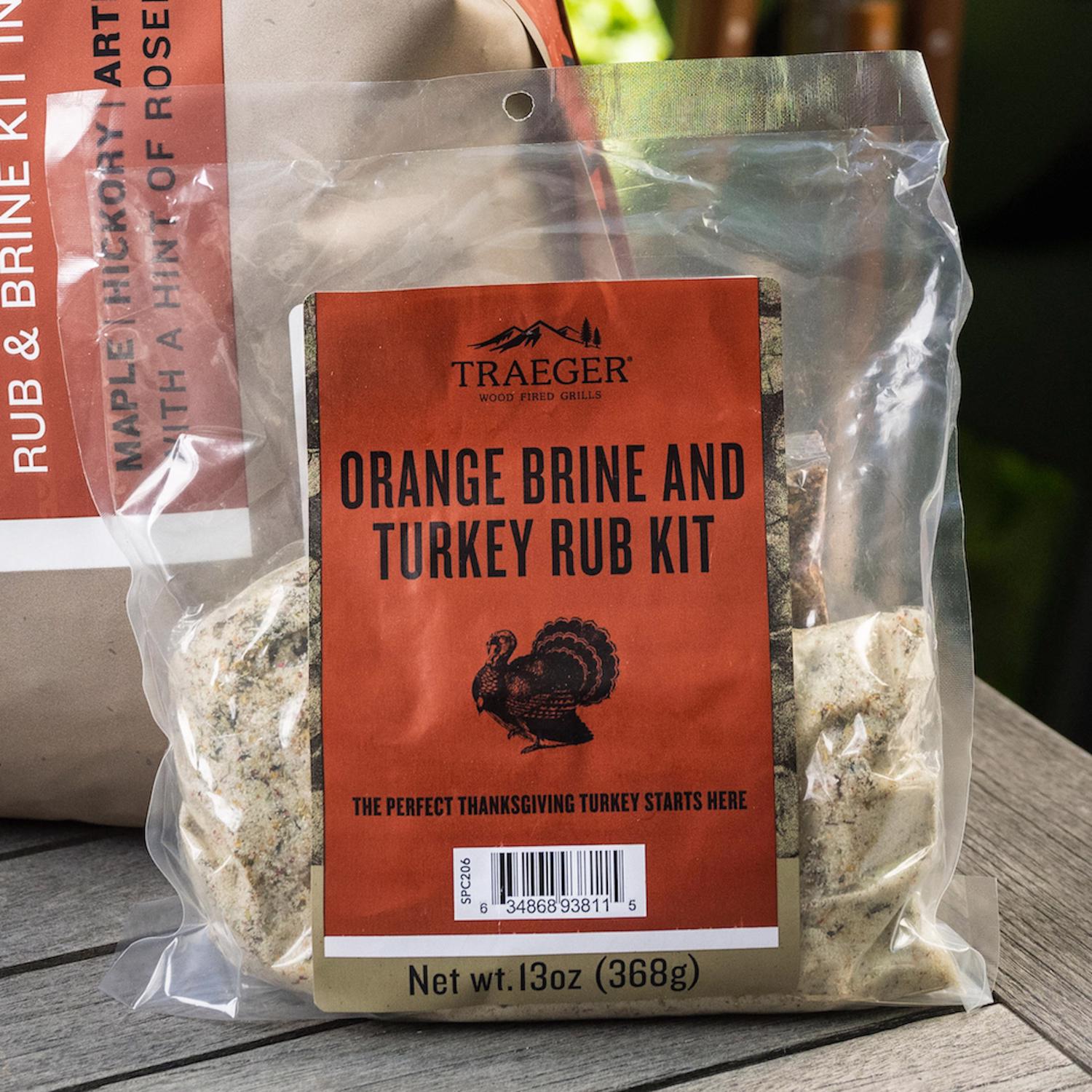 Traeger Orange Brine and Turkey Rub Kit 13 oz - Jamoozus