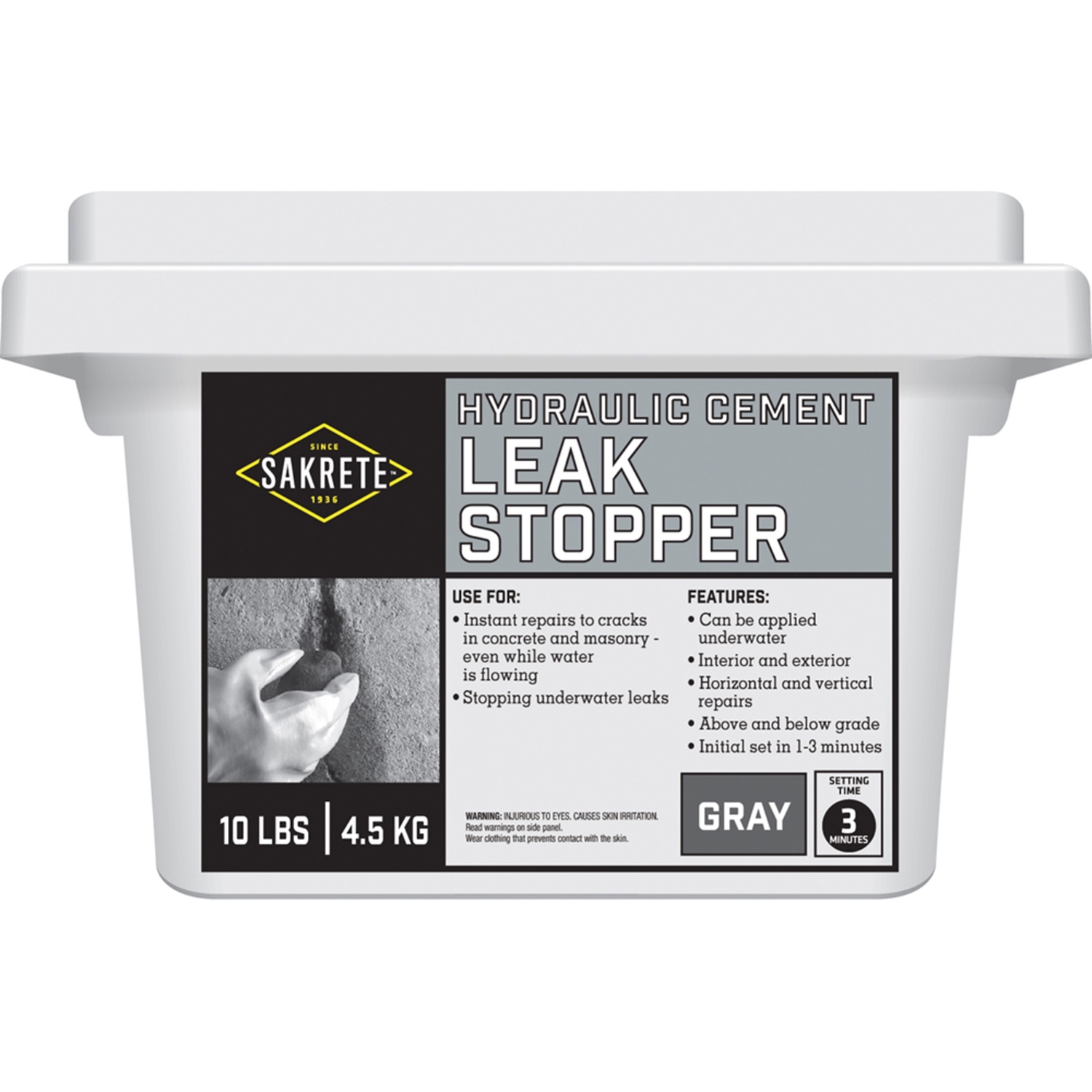 Sakrete Hydraulic Cement 10 lb Gray - Jamoozus