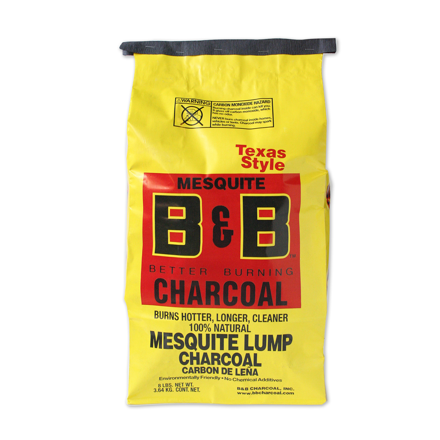B&B Charcoal All Natural Mesquite Lump Charcoal 8 lb - Jamoozus