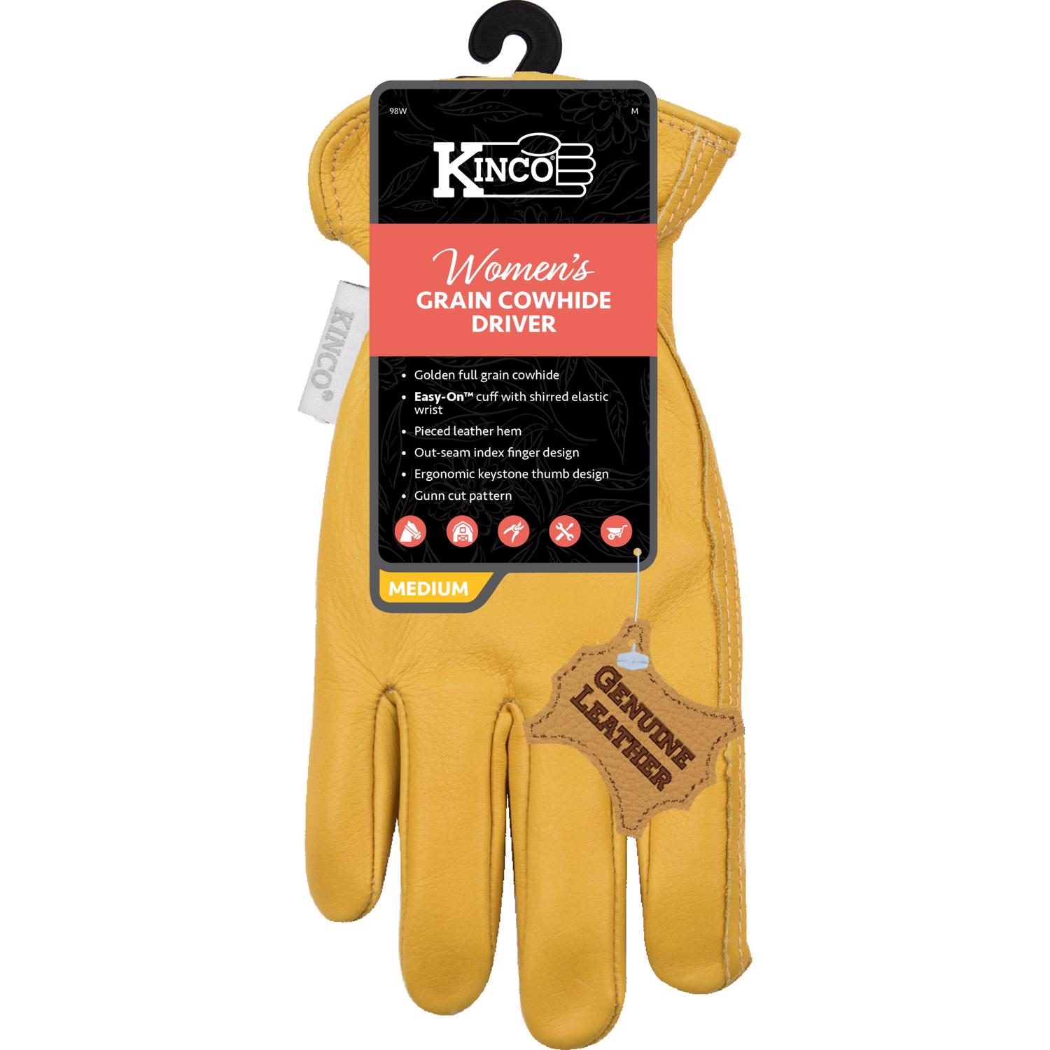 Kinco Women's Outdoor Work Gloves Tan M 1 pair - Jamoozus