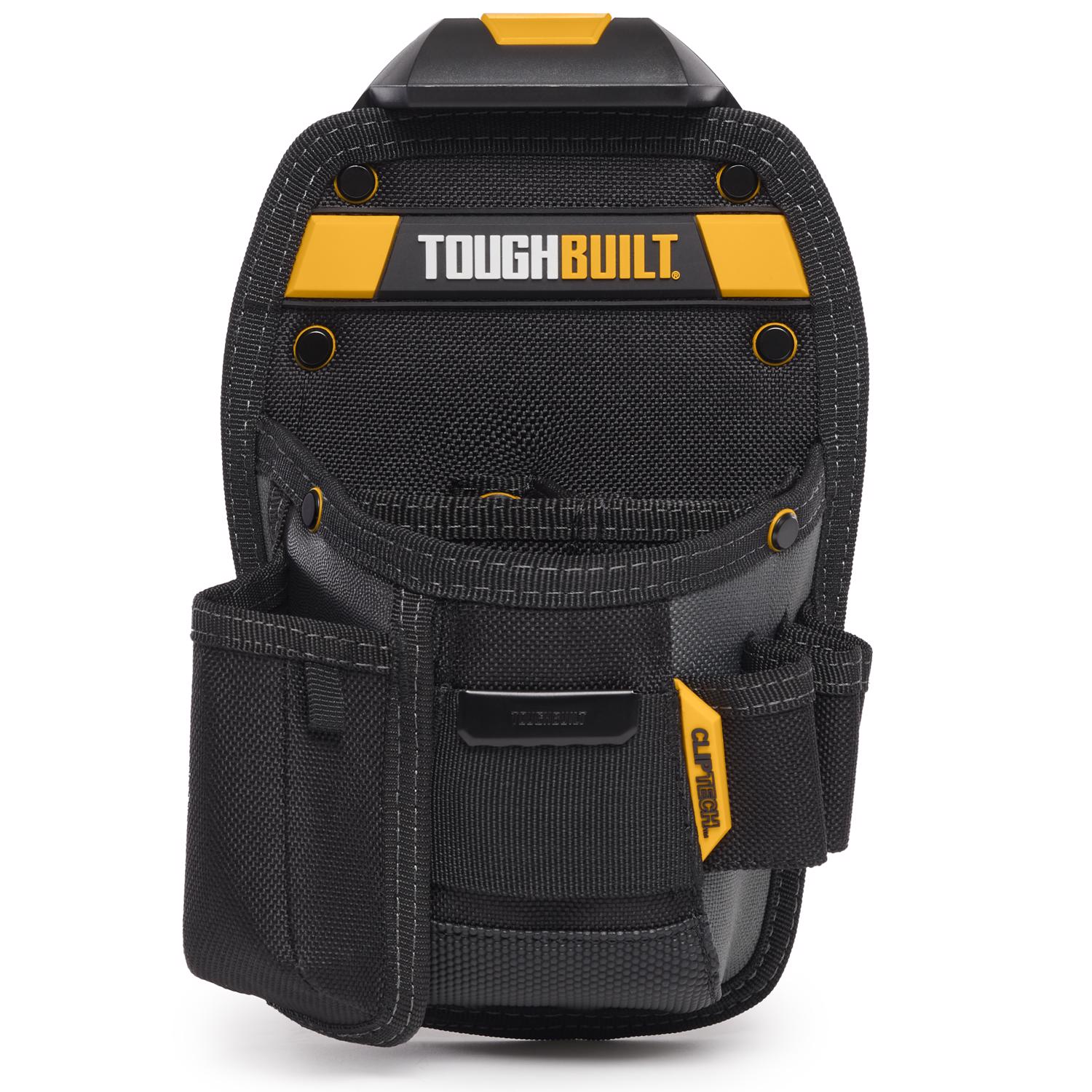 ToughBuilt 6.75 in. W X 10.24 in. H Universal Pouch/Utility Knife Pocket 8 pocket Black/Yellow 1 pc - Jamoozus