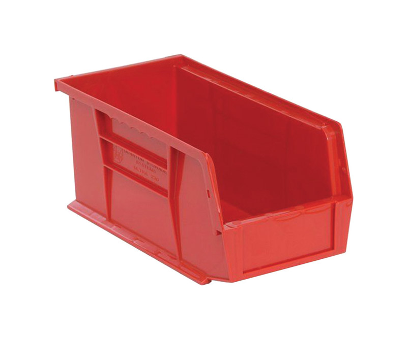 Quantum Storage 5-1/2 in. W X 5 in. H Tool Storage Bin Polypropylene 1 compartments Red - Jamoozus