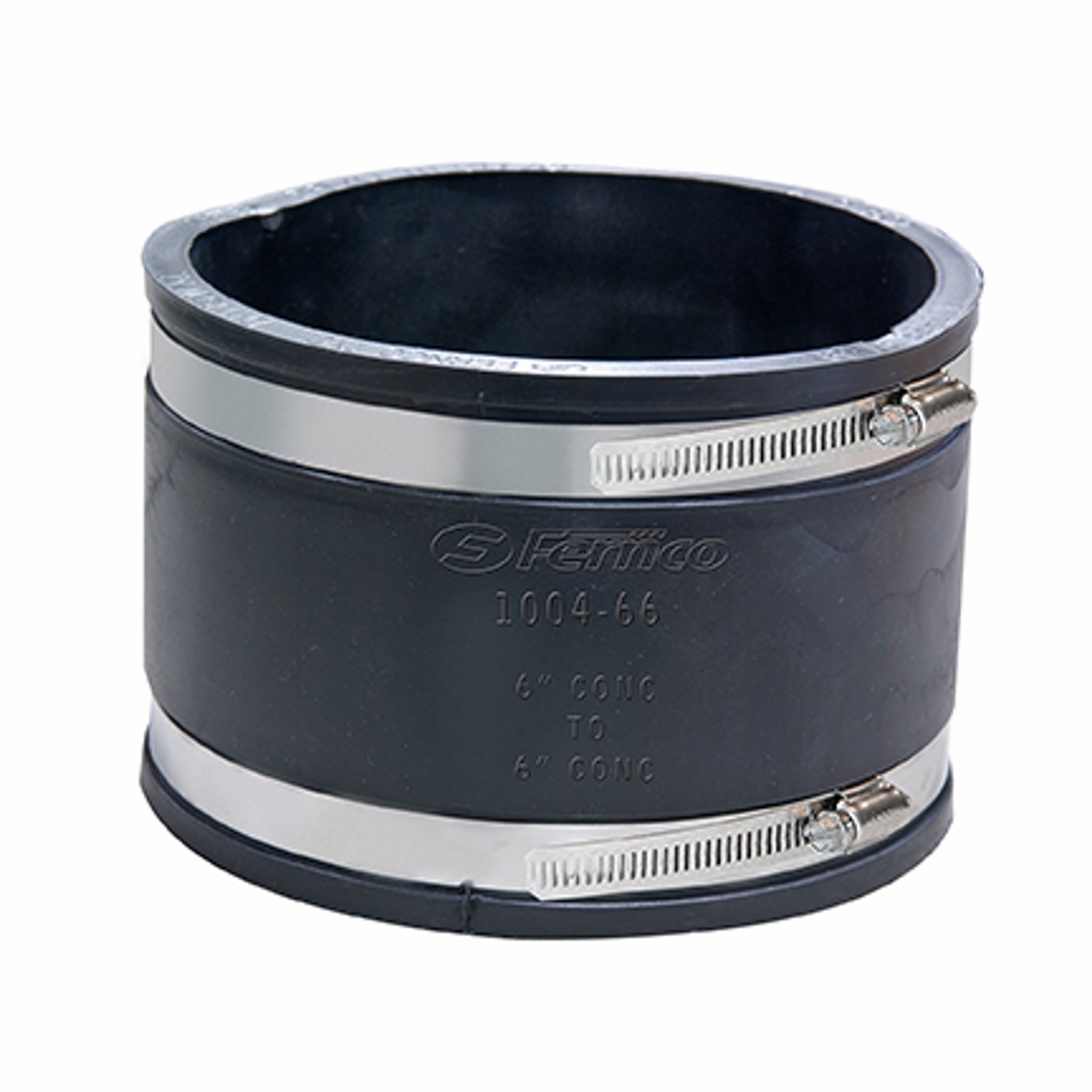 Fernco Schedule 40 6 in. Hub each X 6 in. D Hub PVC Coupling 1 pk - Jamoozus