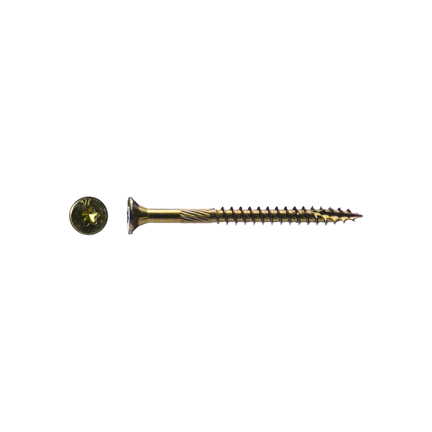 Big Timber No. 8 X 2-1/2 in. L Star Zinc-Plated Wood Screws 5 lb 600 pk - Jamoozus