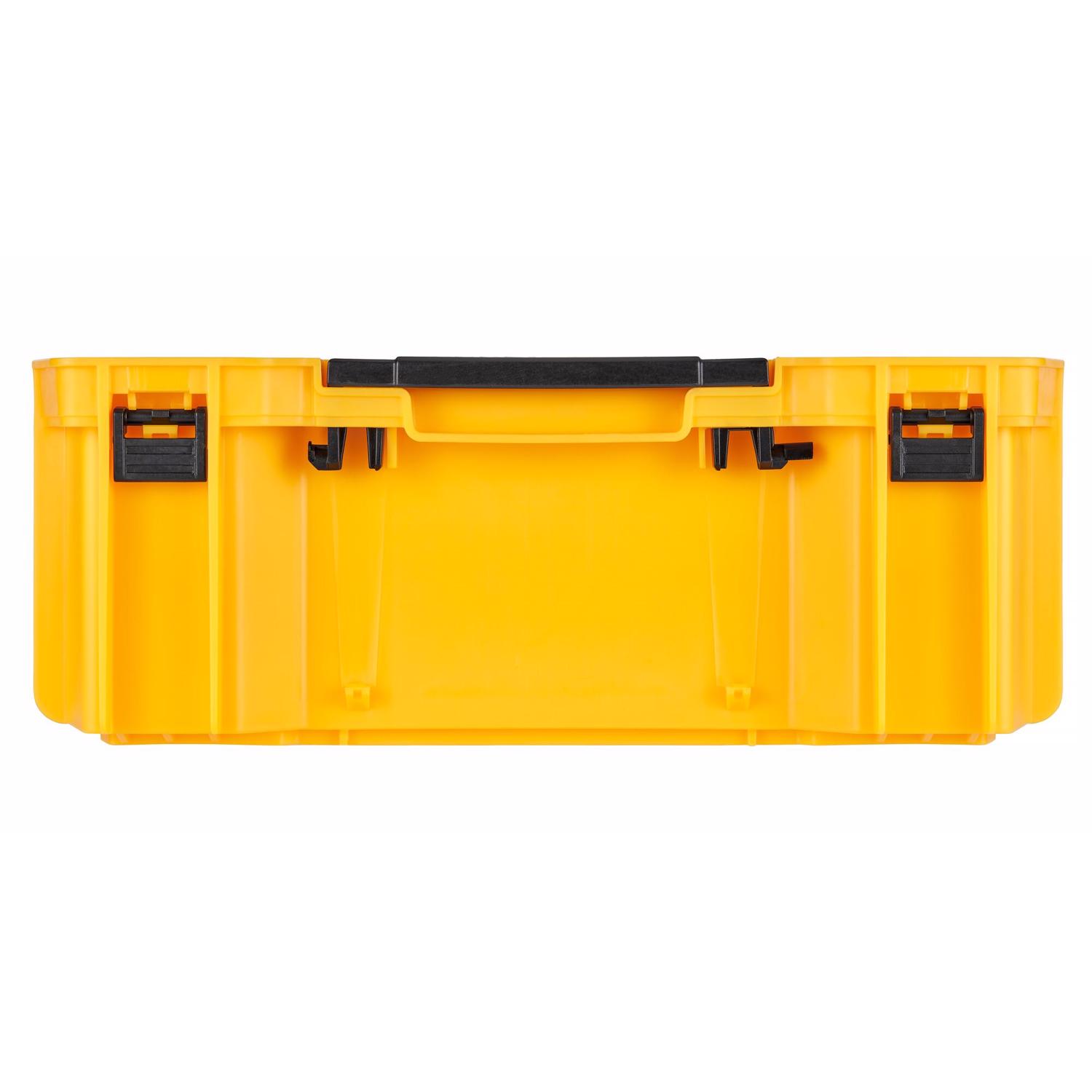 DeWalt ToughSystem 12.05 in. W X 4.5 in. H Deep Tool Tray Polypropylene 1 compartments Black/Yellow - Jamoozus