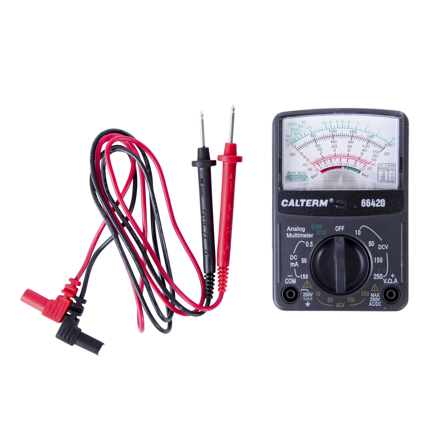Calterm Analog 5-Function Multimeter 1 pk - Jamoozus