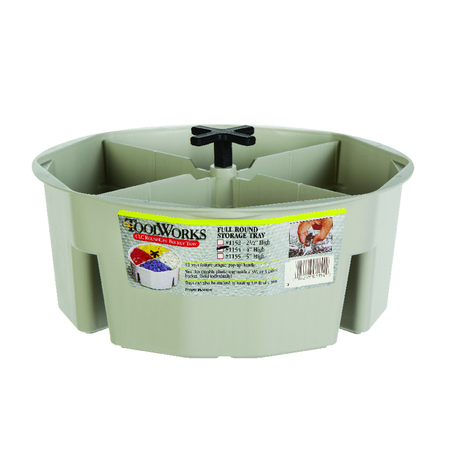 CLC 10.5 in. Bucket Tray Black - Jamoozus