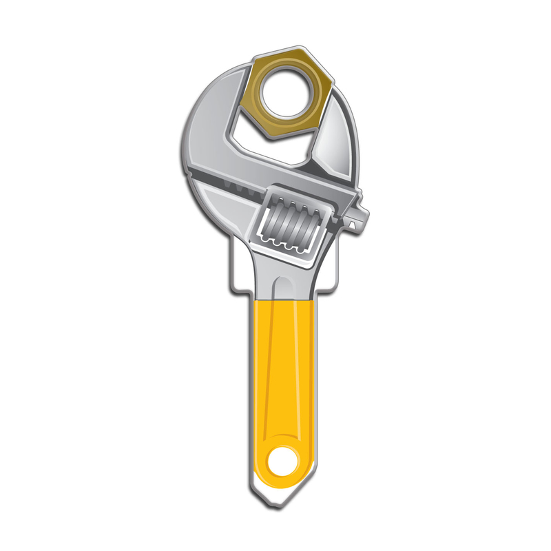 Lucky Line Key Shapes Wrench House Key Blank SC1 Single For Schlage - Jamoozus