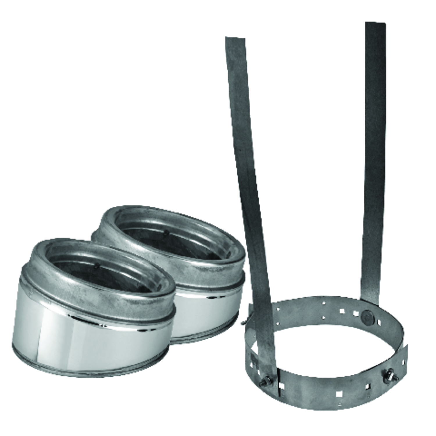 Selkirk 6 in. D X 6 in. D Adjustable 30 deg Stainless Steel Elbow Kit - Jamoozus