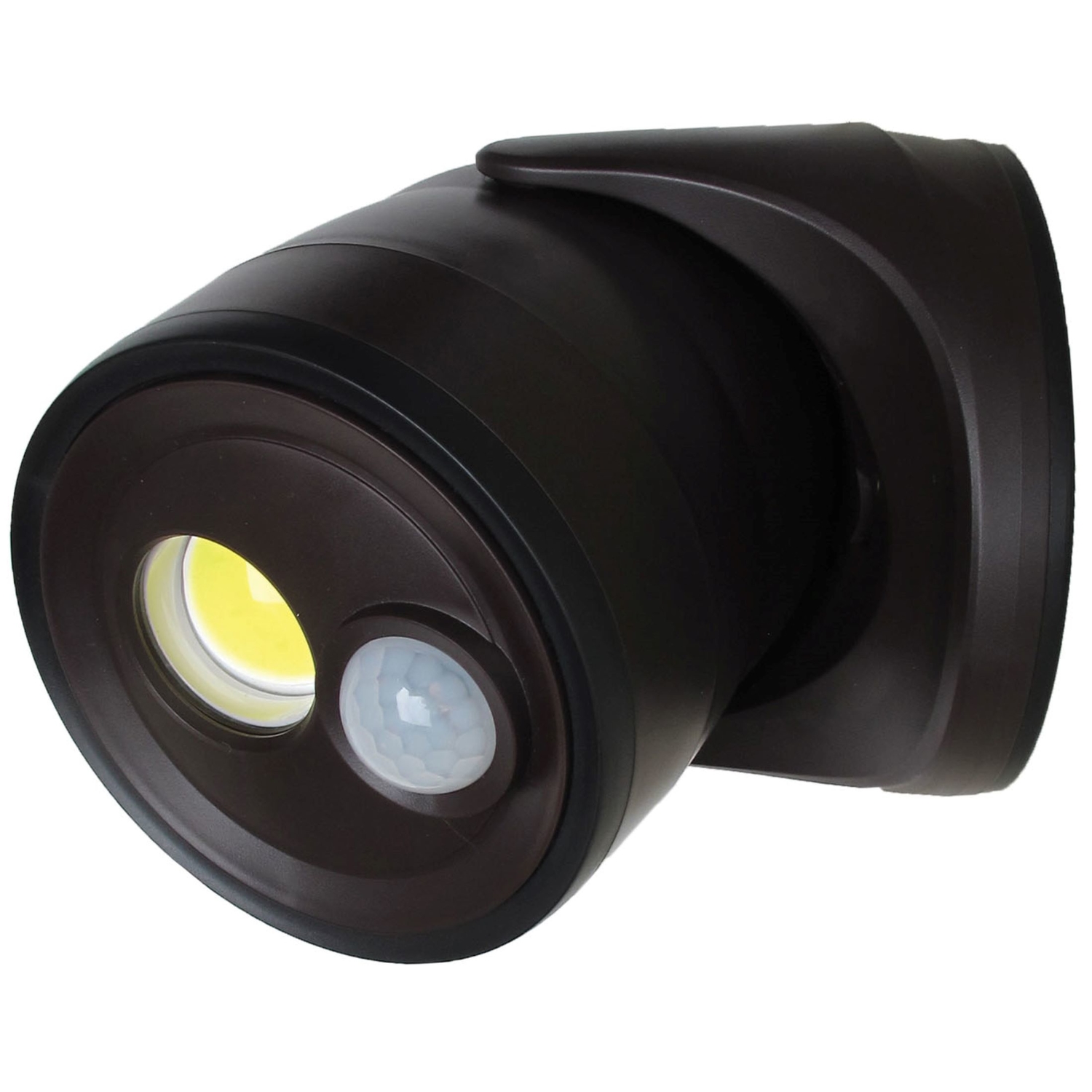 Fulcrum Light It! Motion-Sensing Battery Powered LED Bronze Floodlight - Jamoozus