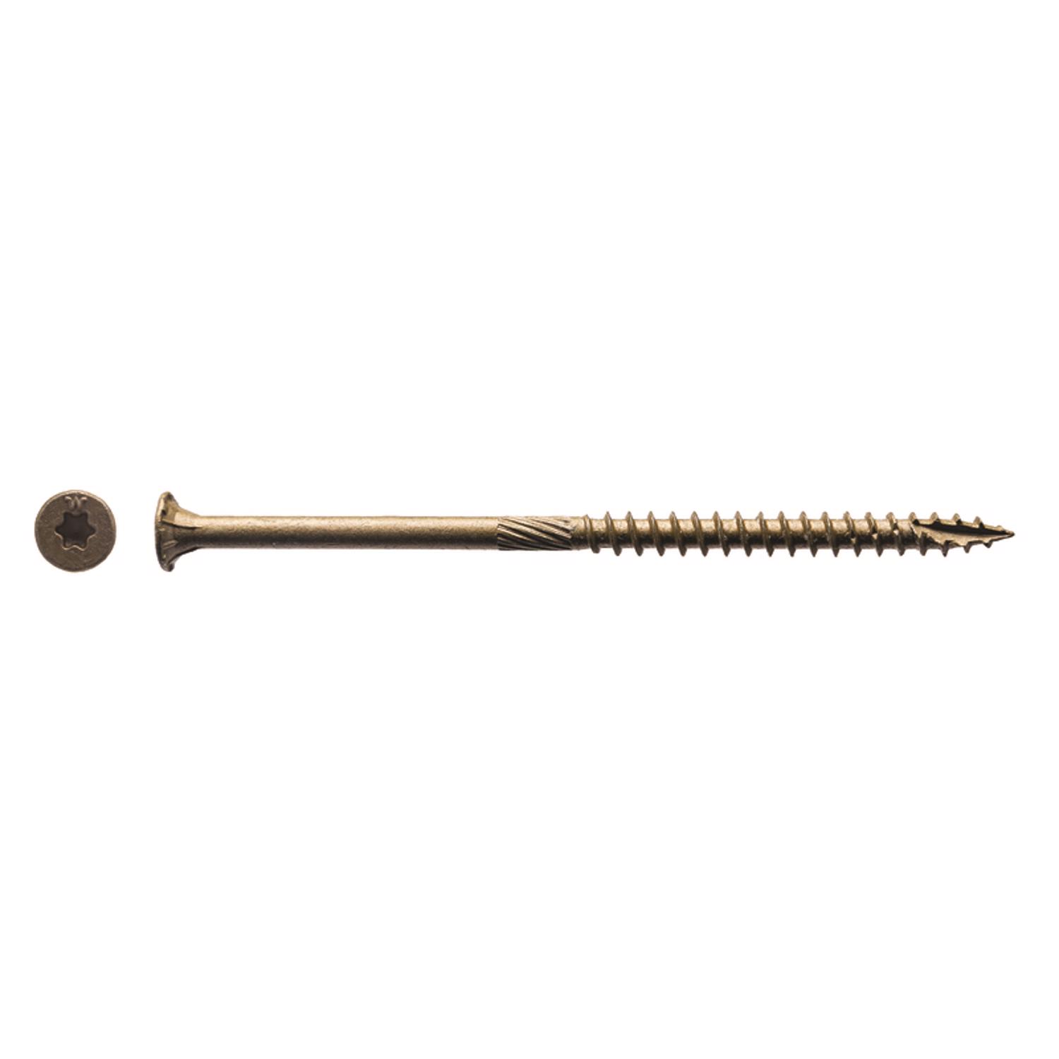 Big Timber No. 10 X 4 in. L Star Bronze Wood Screws 1 lb 48 pk - Jamoozus