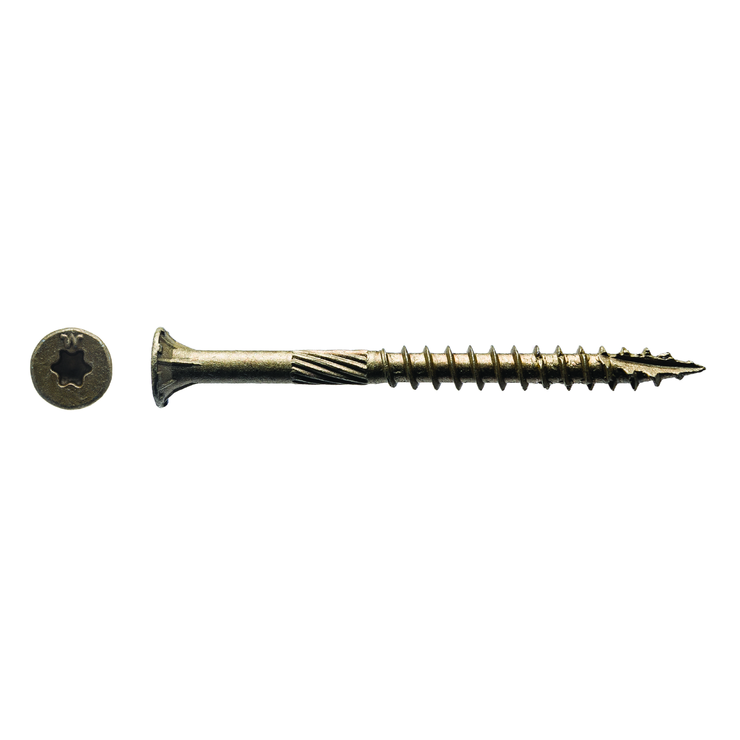 Big Timber No. 10 X 2 in. L Star Bronze Wood Screws 5 lb 480 pk - Jamoozus