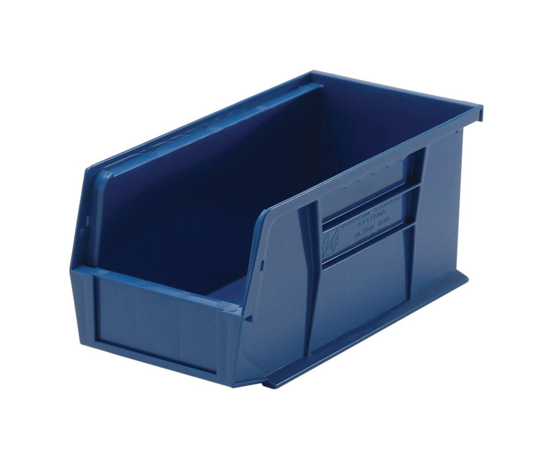 Quantum Storage 5-1/2 in. W X 4-3/4 in. H Tool Storage Bin Polypropylene 1 compartments Blue - Jamoozus