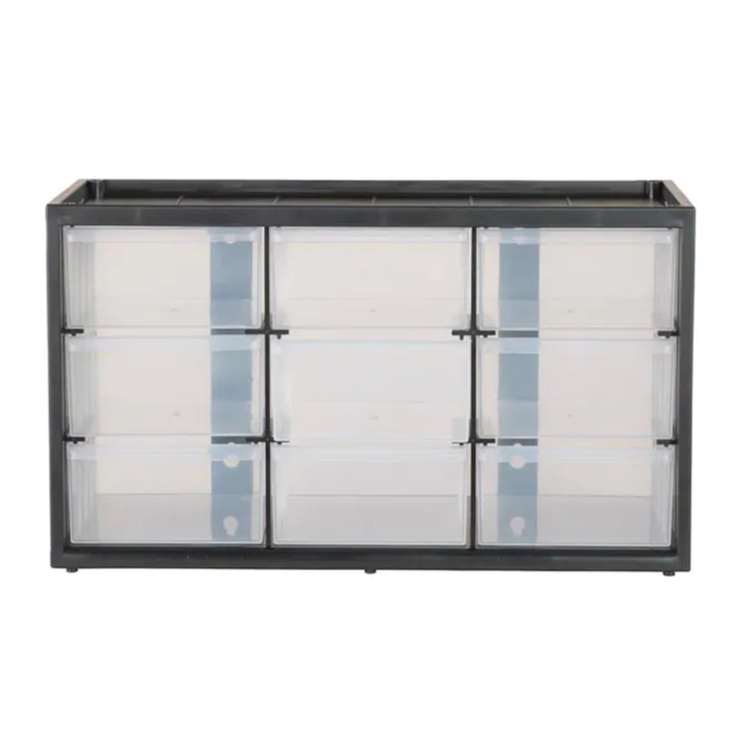 Stanley 14.25 in. W X 8.25 in. H X 6 in. D Storage Organizer Polypropylene 9 compartments Black/Clea - Jamoozus