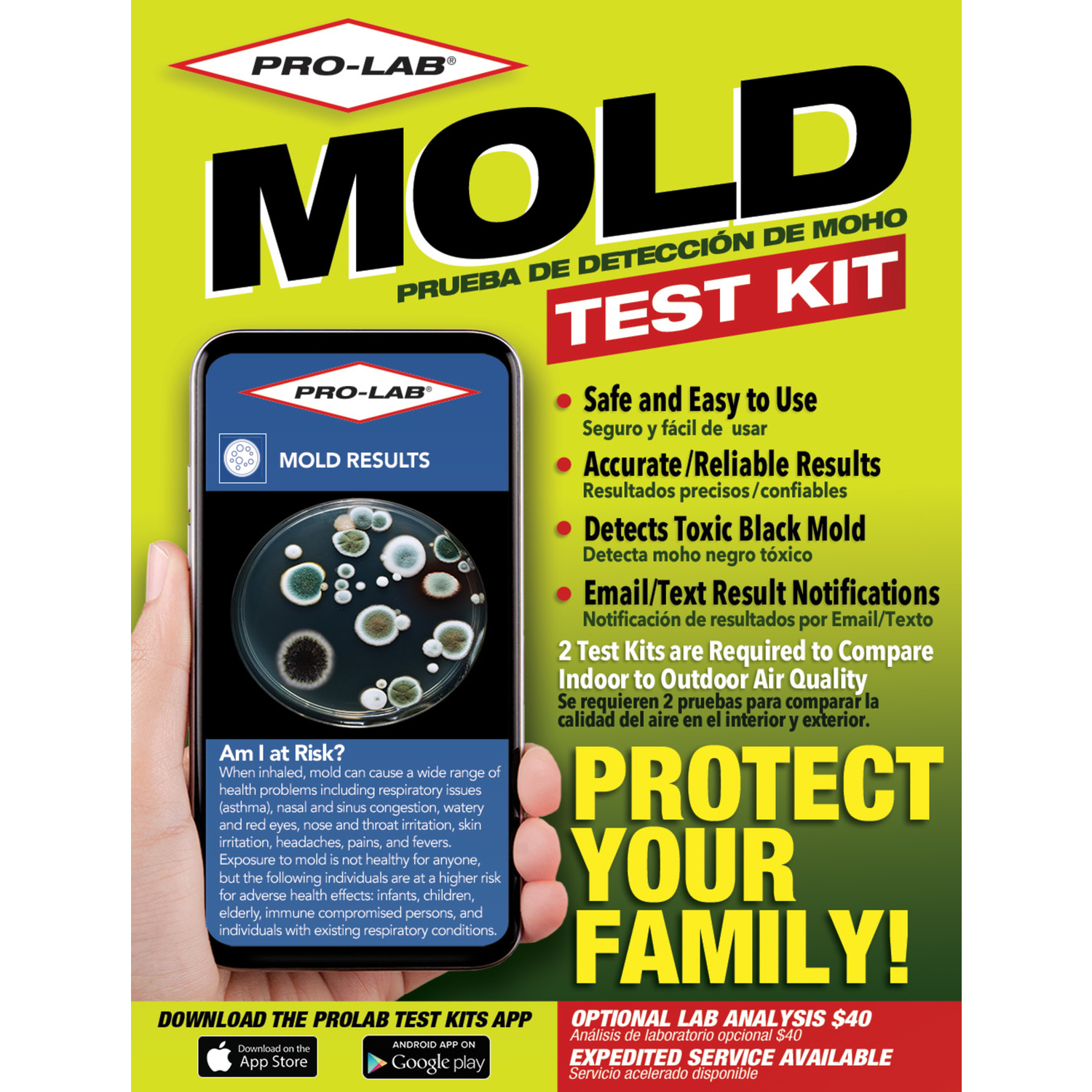 Pro-Lab Mold Test Kit 1 pk - Jamoozus