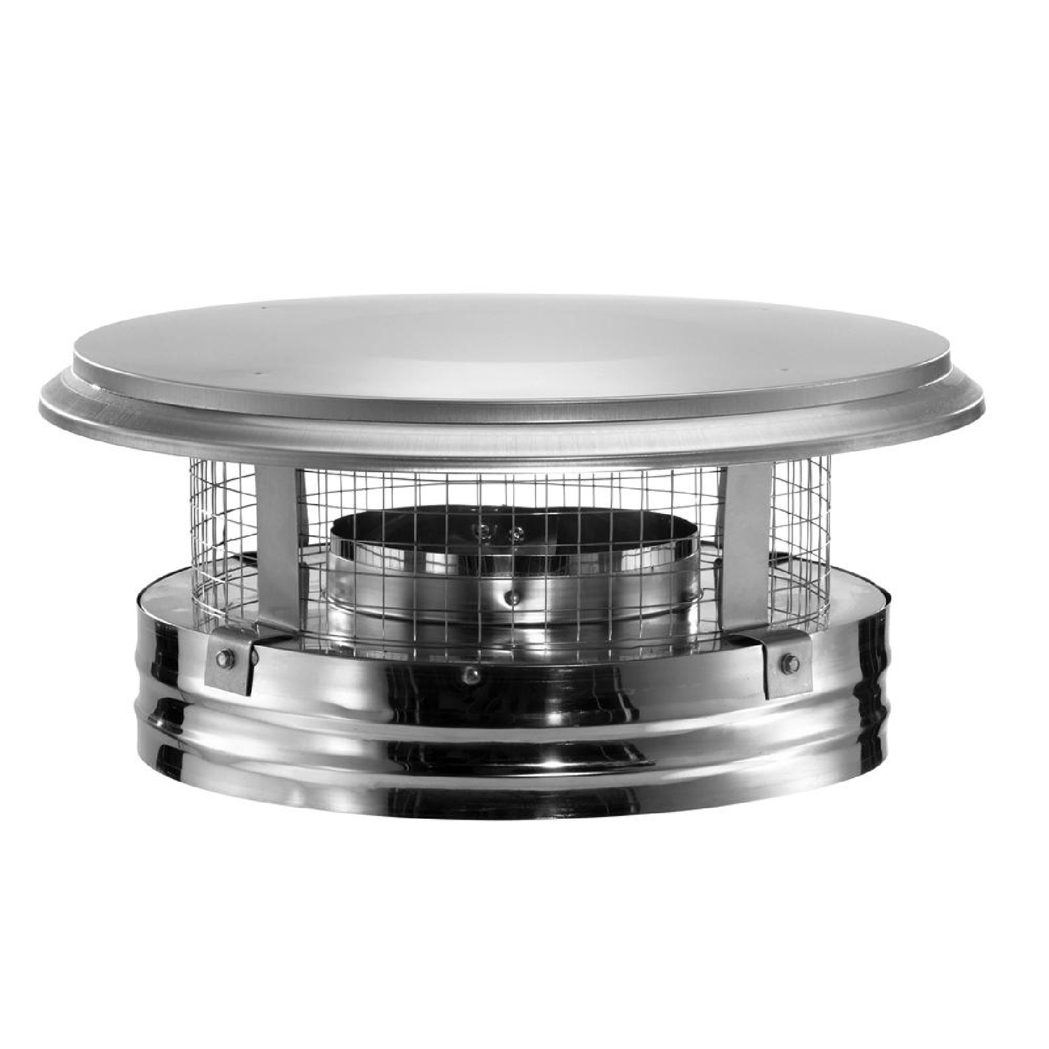 DuraVent DuraPlus 6 in. D Stainless Steel Chimney Cap - Jamoozus