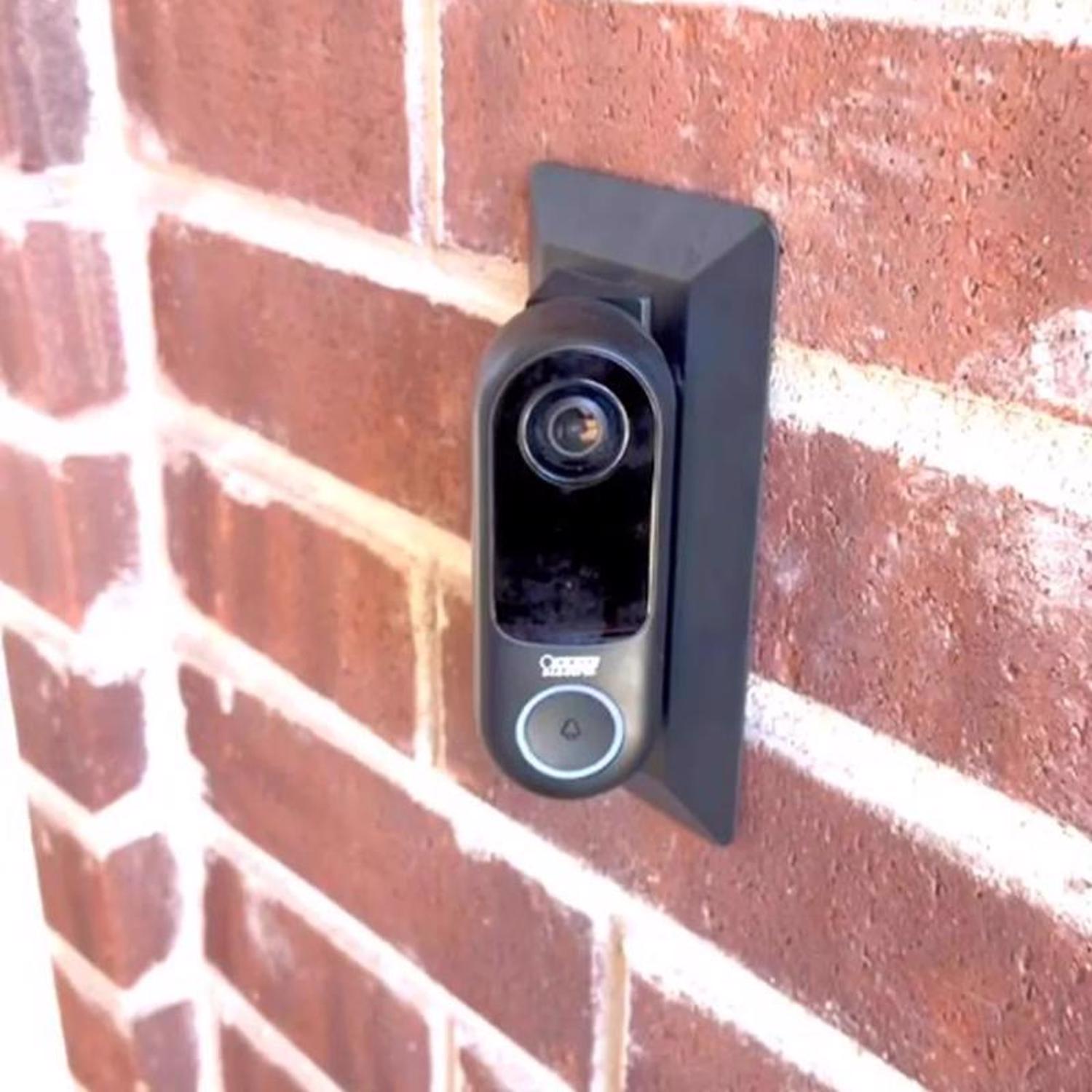 Feit Smart Home Black Plastic Wired Smart-Enabled Video Doorbell - Jamoozus