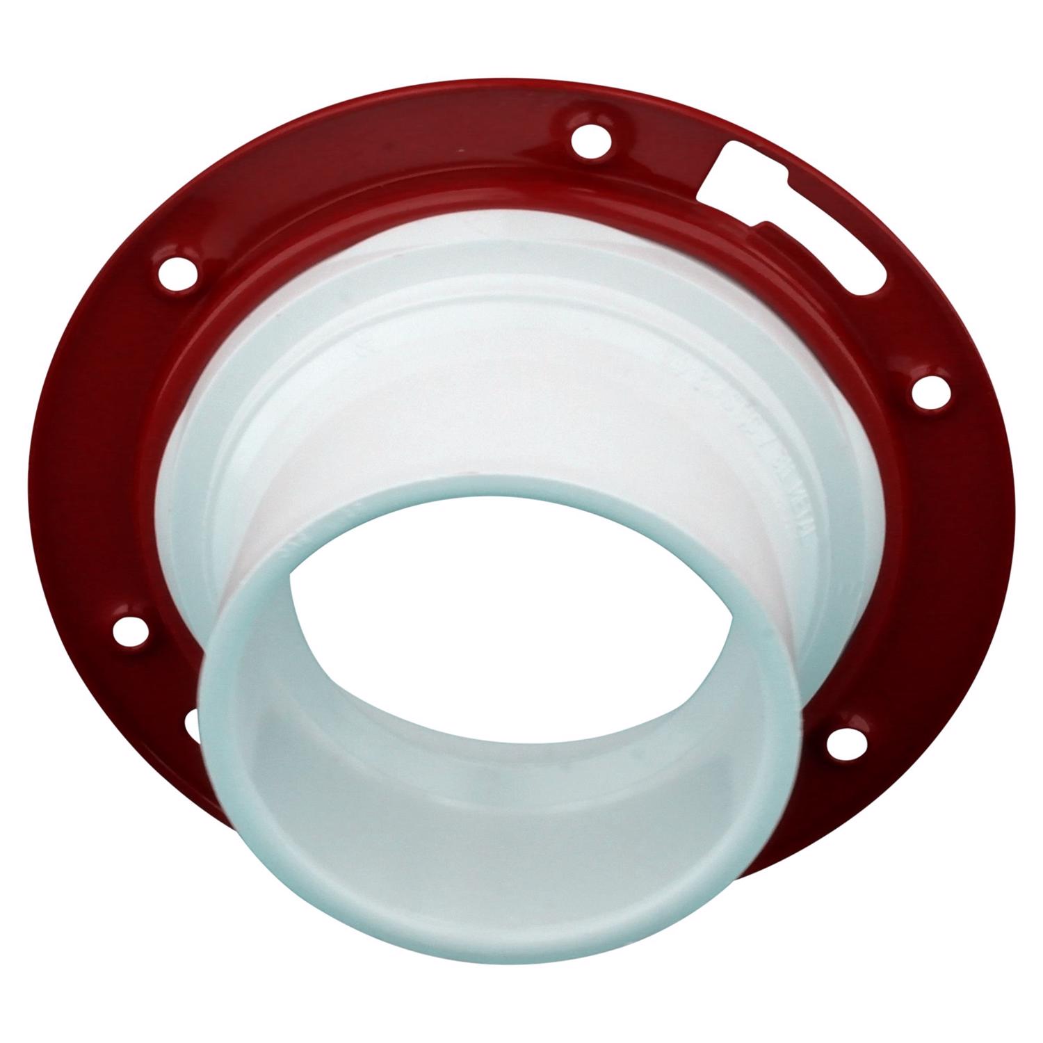 Charlotte Pipe Schedule 40 4 in. Hub X 4 in. D Hub PVC Floor Flange 1 pk - Jamoozus