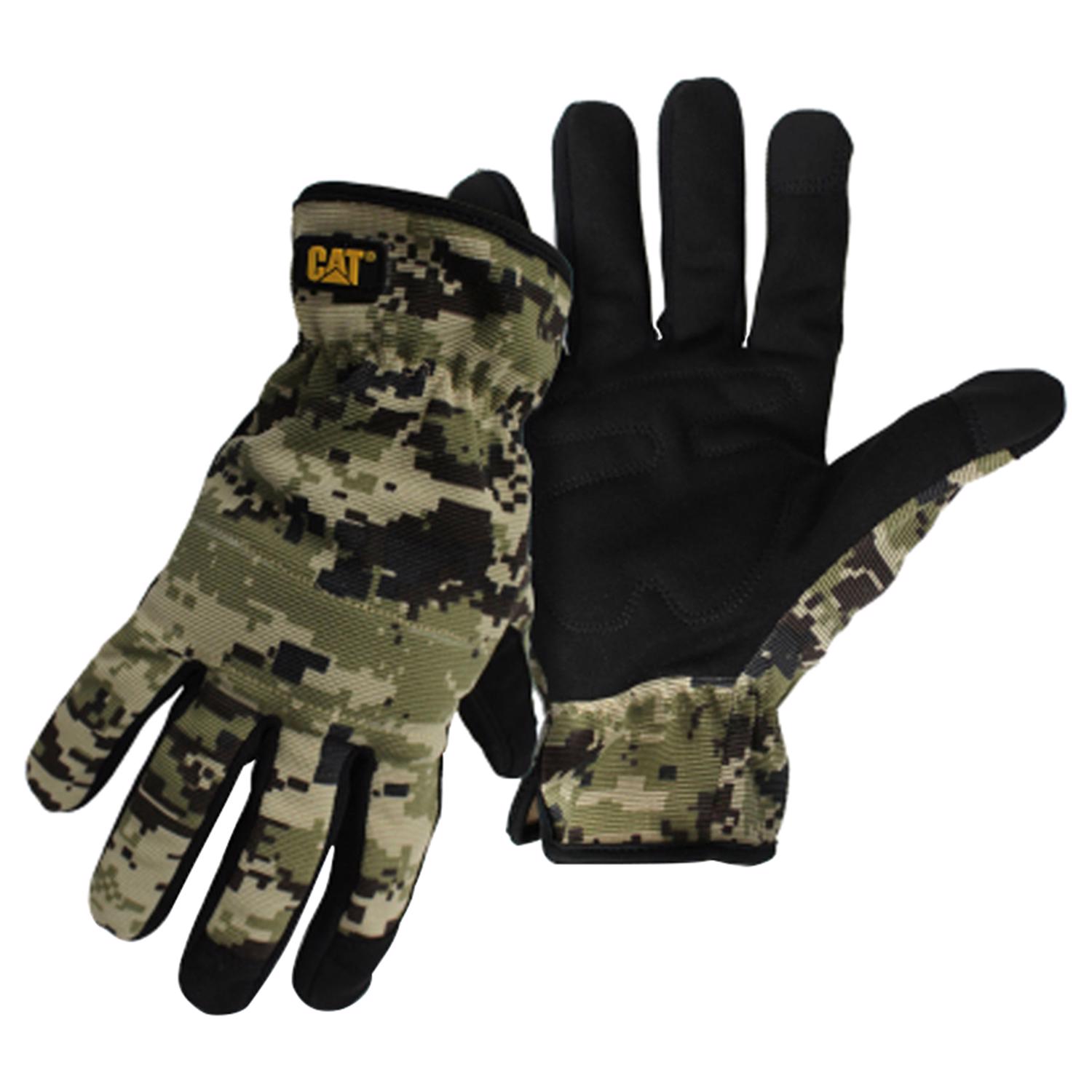 Cat Pro Series Men's Outdoor Utility Gloves Camouflage XL 1 pair - Jamoozus