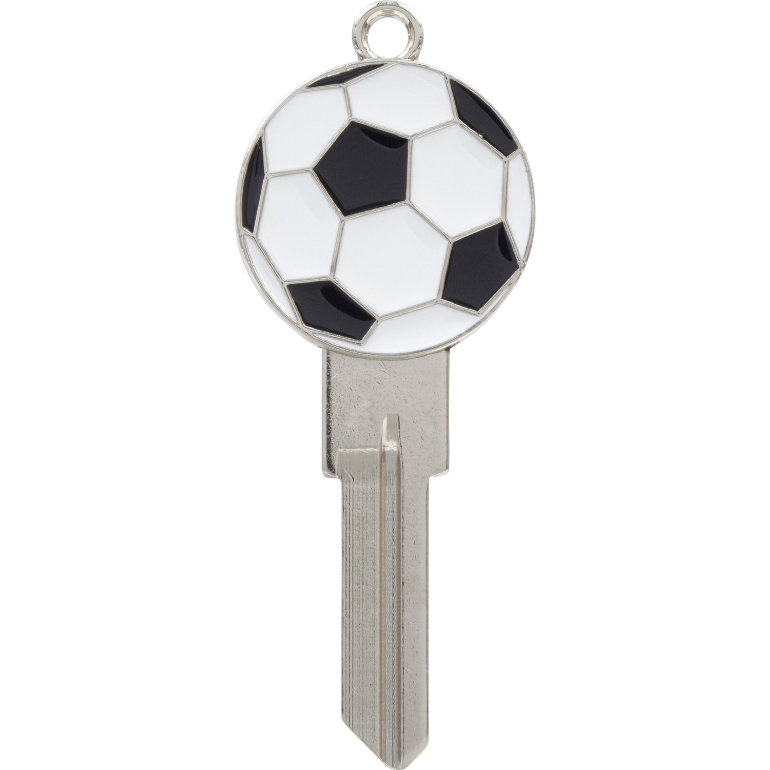 Hillman 3D Soccer Ball Cast Head Key House/Office Universal Key Blank Single - Jamoozus