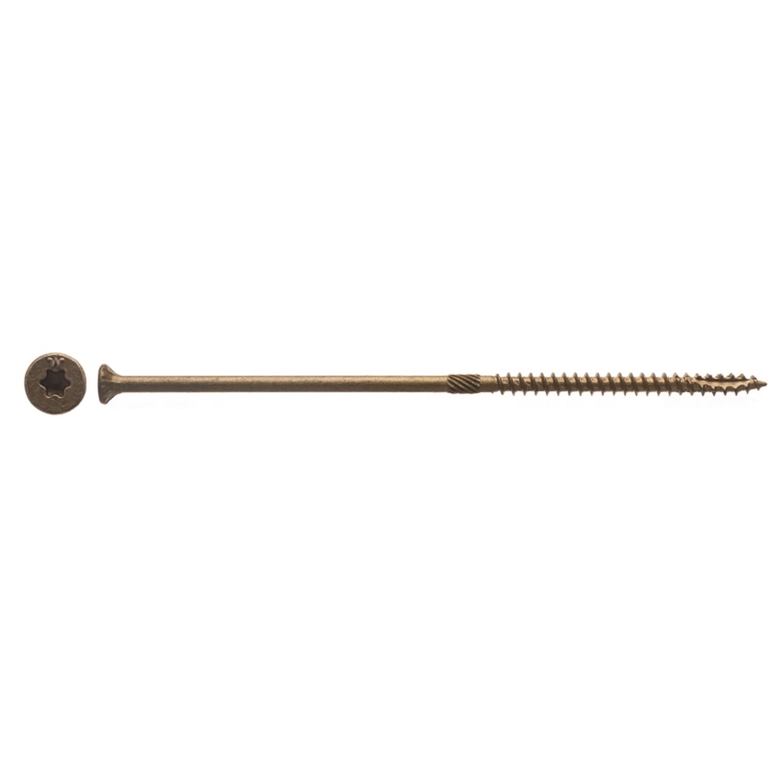 Big Timber No. 10 X 6 in. L Star Bronze Wood Screws 1 lb 32 pk - Jamoozus
