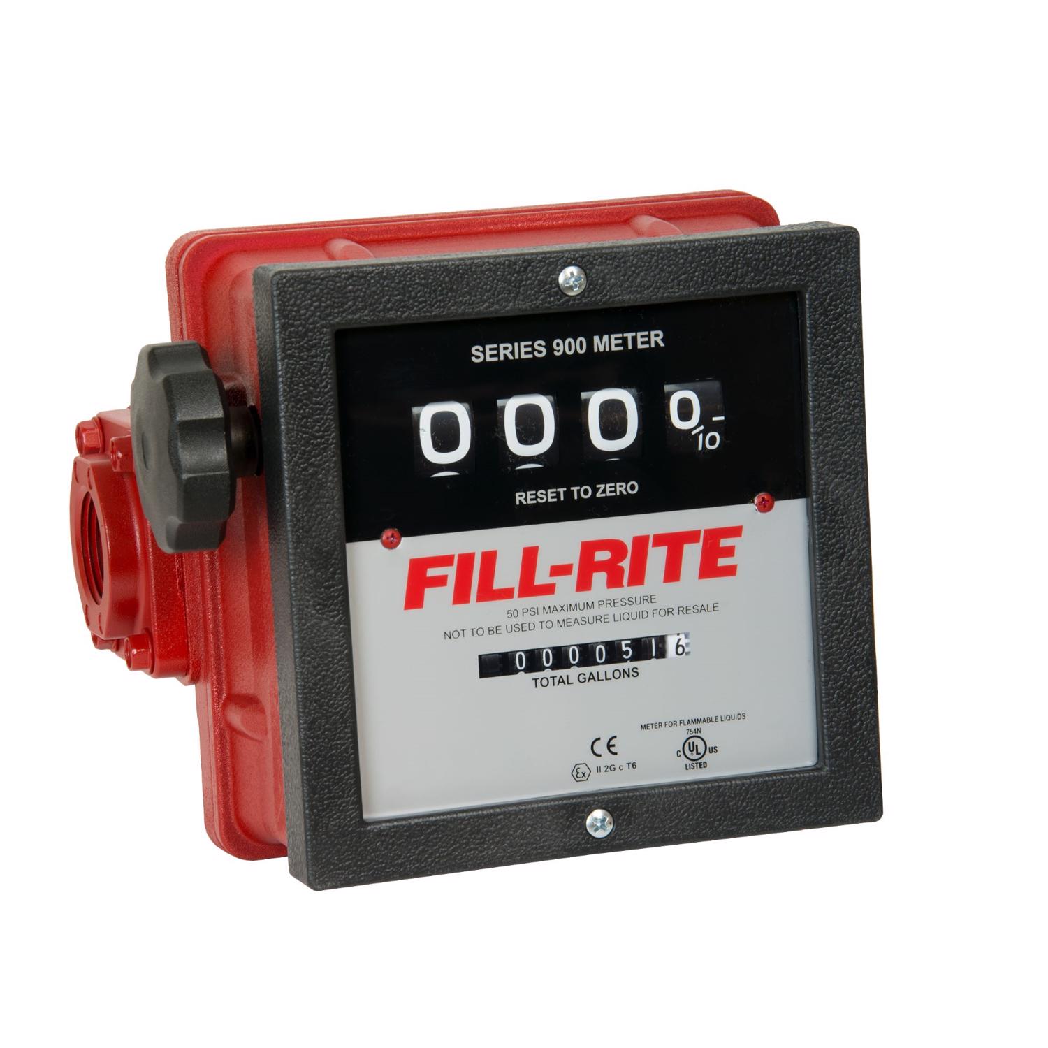 Fill-Rite Aluminum 4-Wheel Mechanical Meter 40 gpm - Jamoozus