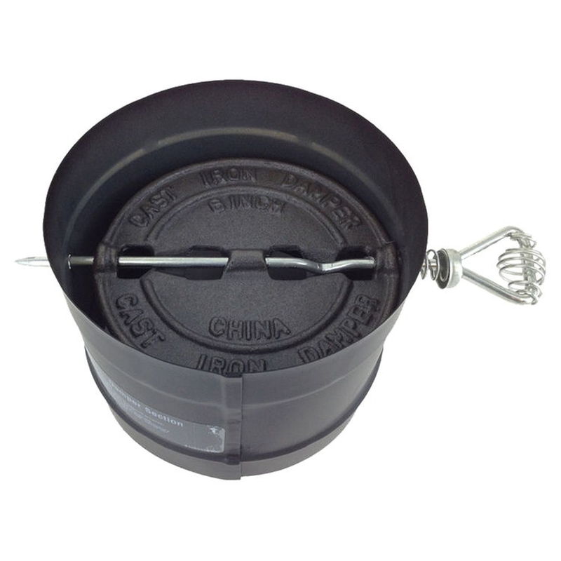 DuraVent 6 in. D Steel Damper - Jamoozus