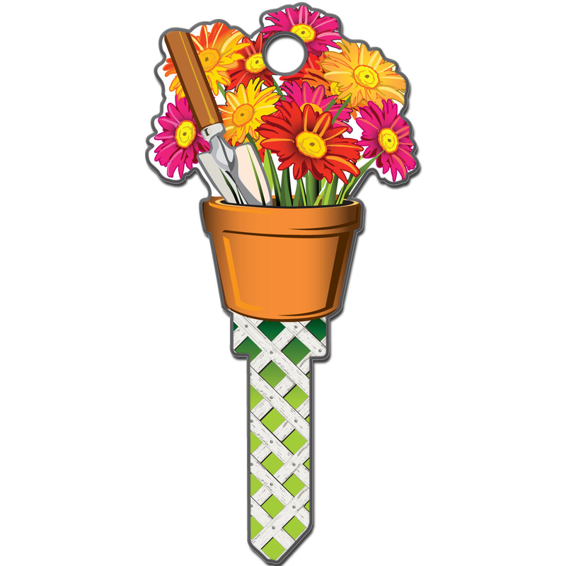 Lucky Line Key Shapes Gardening House Key Blank SC1 Single For Schlage - Jamoozus