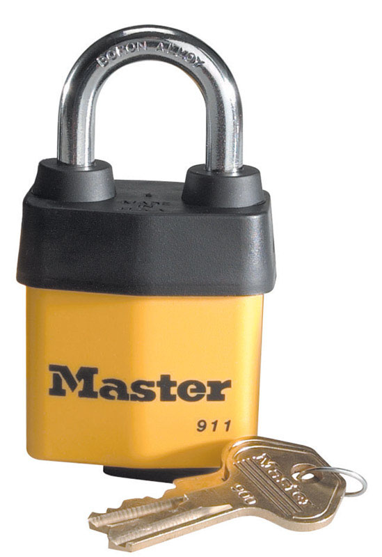 Master Lock 2.125 in. H X 2-1/8 in. W X 2-1/8 in. L Steel Dual Ball Bearing Locking Padlock - Jamoozus