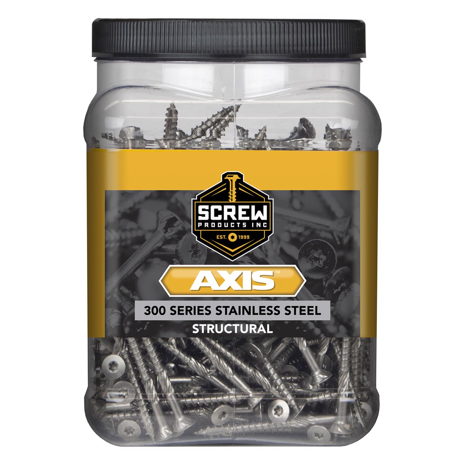 Screw Products AXIS No. 8 X 2 in. L Star Stainless Steel Wood Screws 1 lb 138 pk - Jamoozus