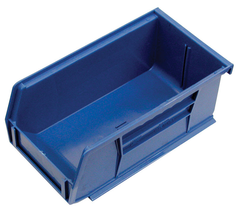 Quantum Storage 4-1/8 in. W X 2-13/16 in. H Tool Storage Bin Polypropylene 1 compartments Blue - Jamoozus
