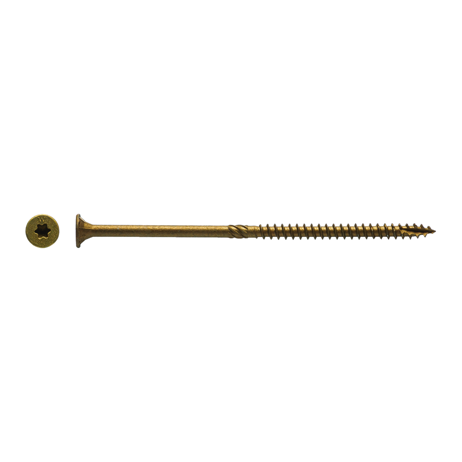 Big Timber No. 14 X 5 in. L Star Bronze Wood Screws 100 pk - Jamoozus