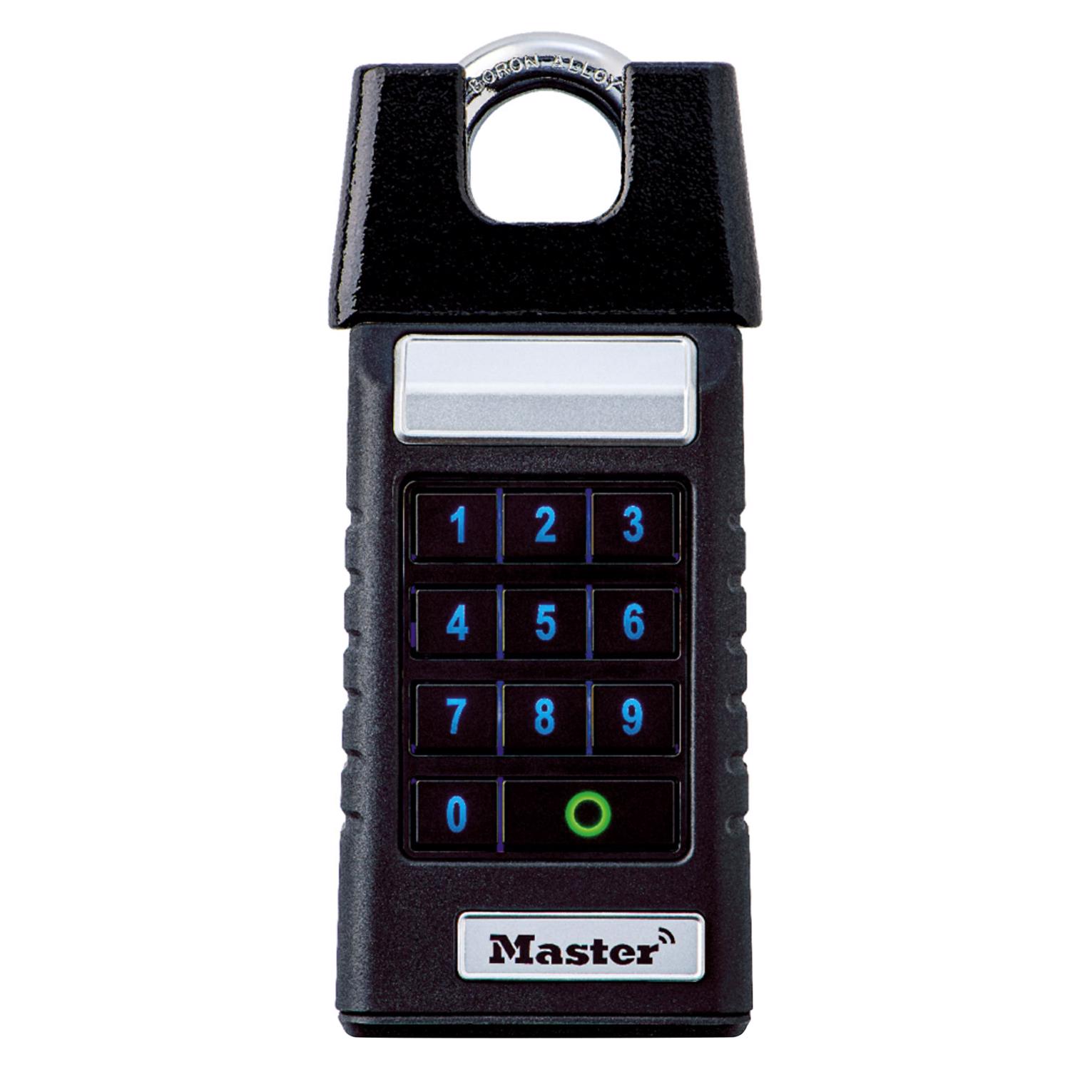 Master Lock ProSeries 5.43 in. H X 1.71 in. W X 2.43 in. L Metal Single Locking Bluetooth Shrouded P - Jamoozus
