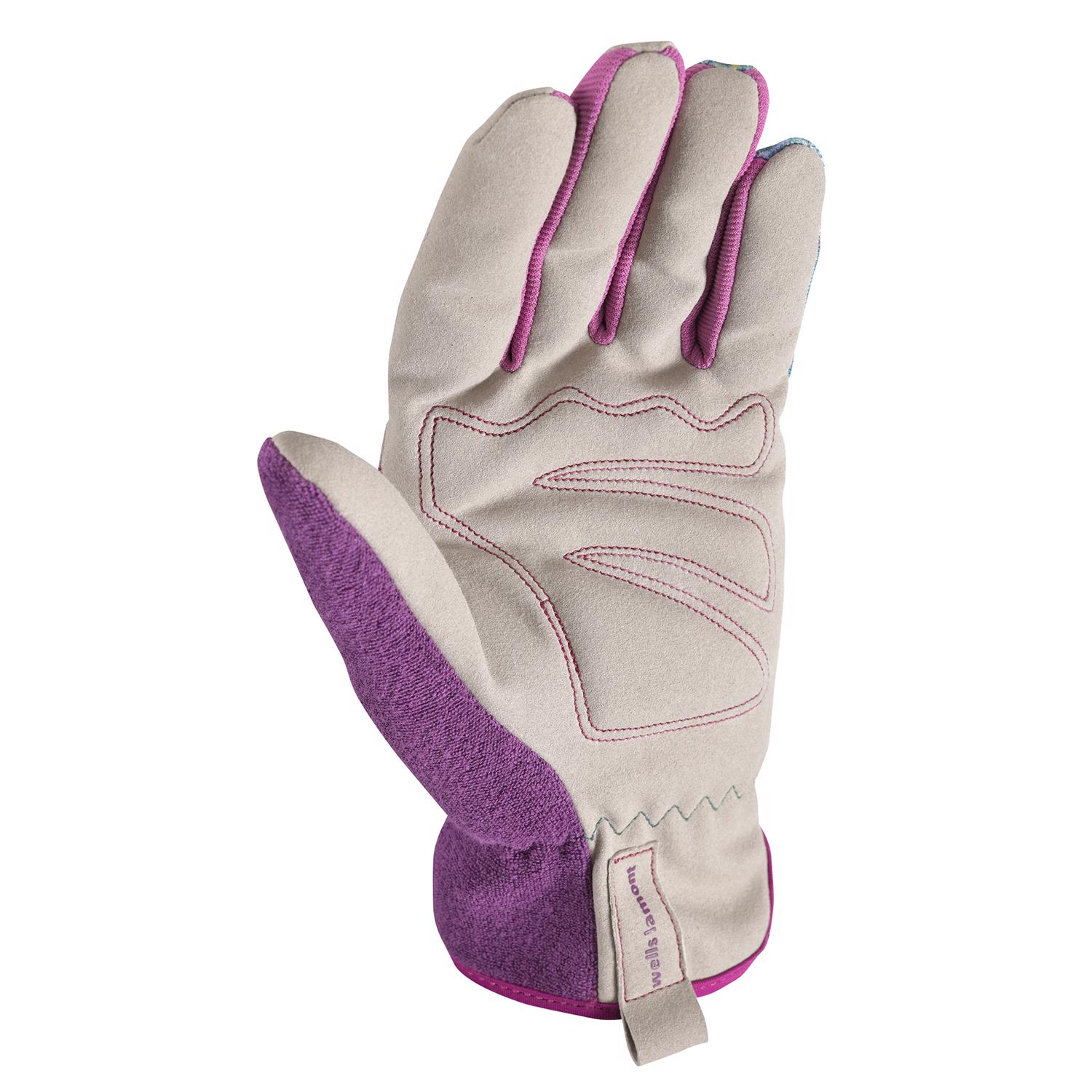 Wells Lamont Women's Indoor/Outdoor Botanical Work Gloves Multicolor M 1 pk - Jamoozus