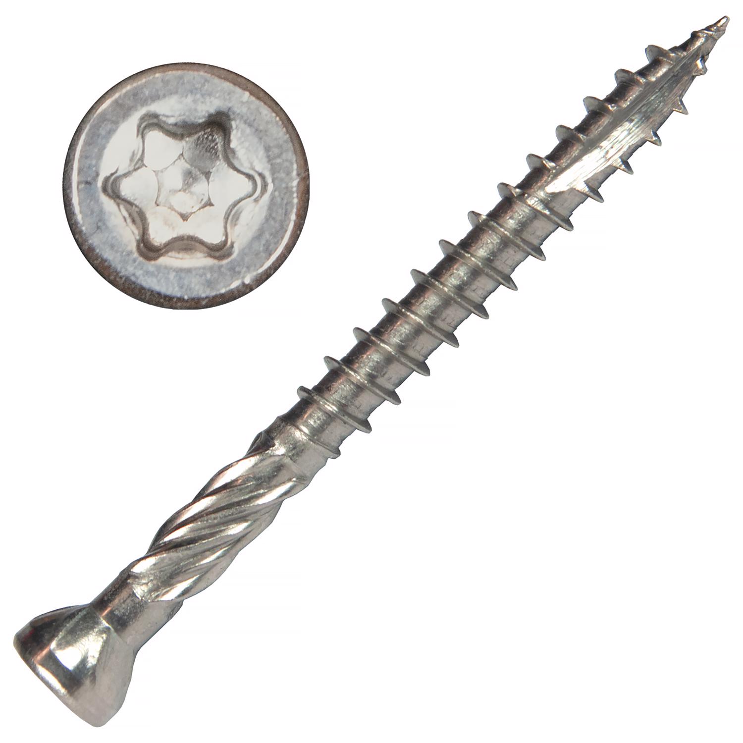 Screw Products EPIC No. 9 X 2 in. L Star Trim Screws 1 lb 119 pk - Jamoozus