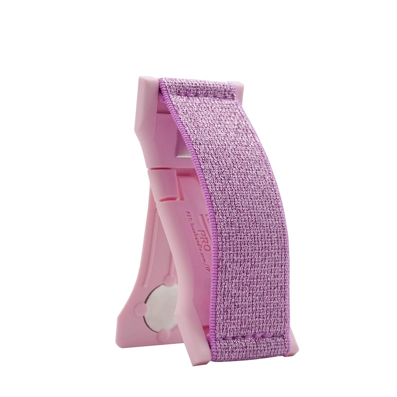 LoveHandle Pink Glitter Phone Grip For All Mobile Devices - Jamoozus