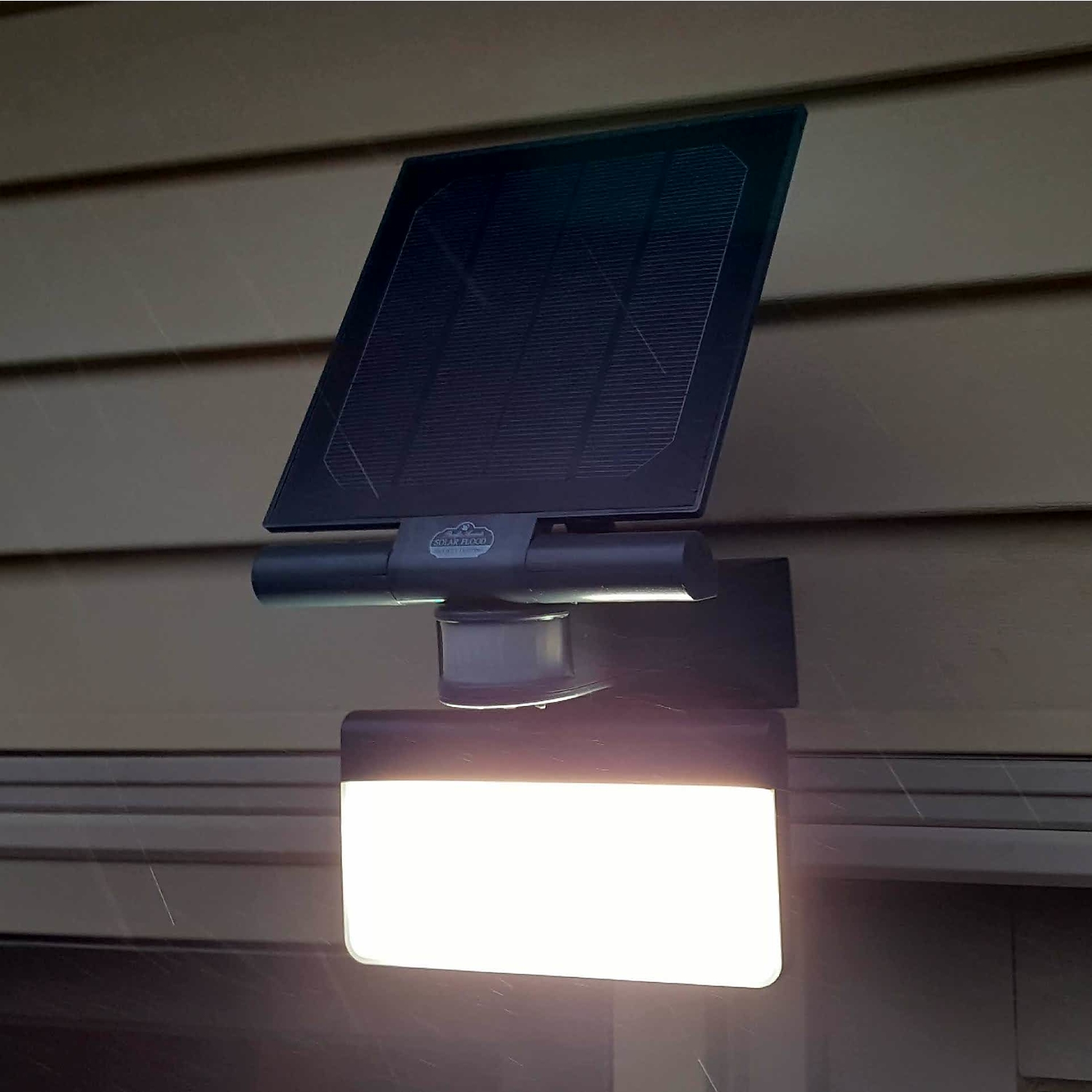 Flipo Pacific Accents Motion-Sensing Solar Powered LED Gray Floodlight - Jamoozus