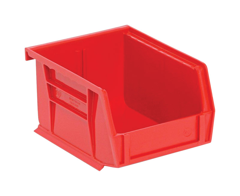 Quantum Storage 4-1/8 in. W X 2-13/16 in. H Tool Storage Bin Polypropylene 1 compartments Red - Jamoozus