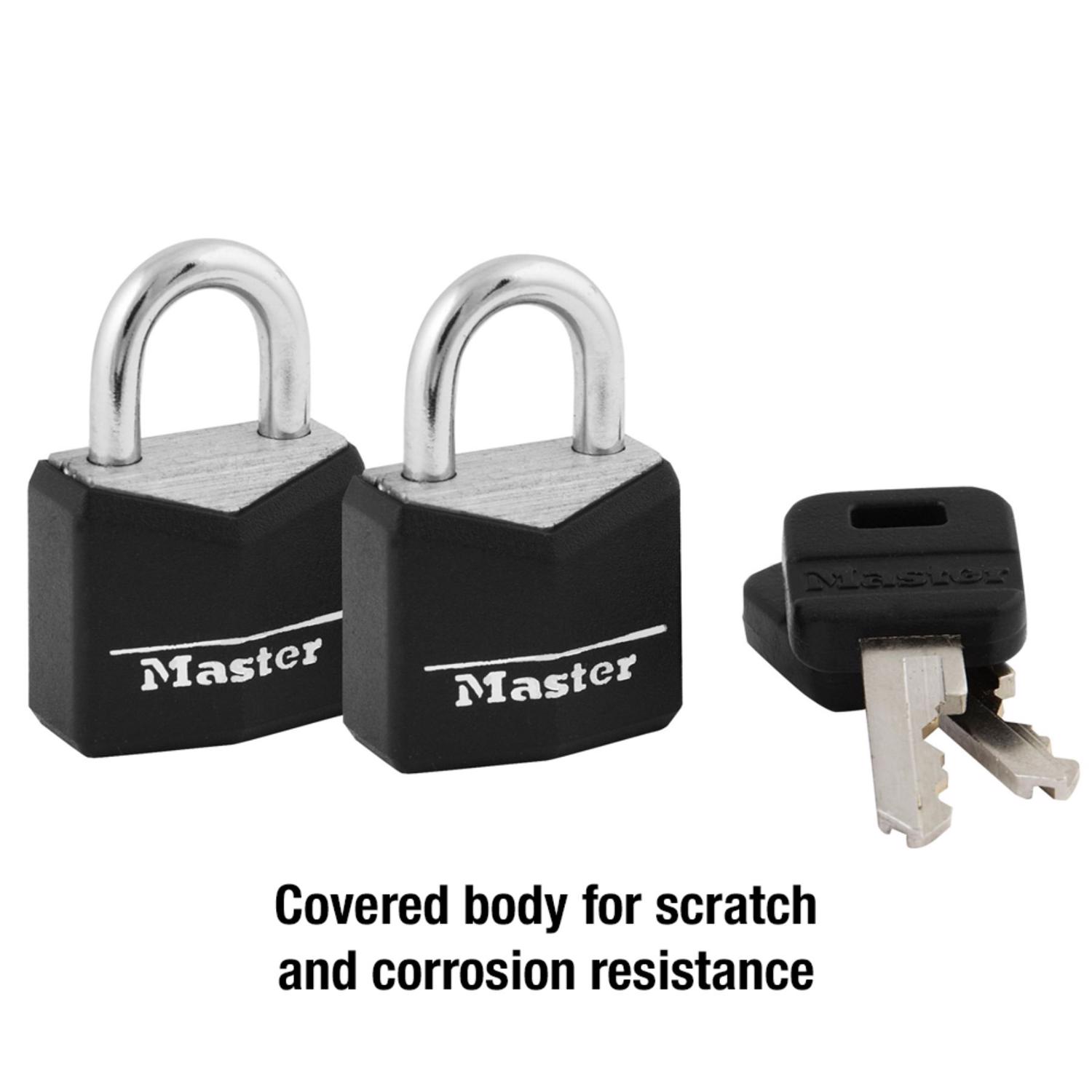 Master Lock Steel 3-Pin Tumbler Padlock Keyed Alike - Jamoozus