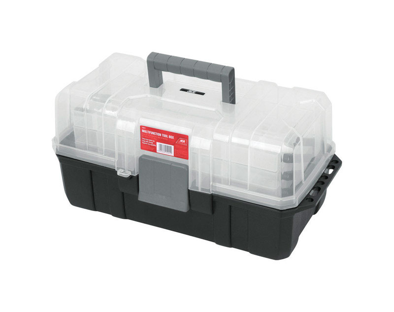 Ace 13 in. Cantilever Tool Box Black - Jamoozus