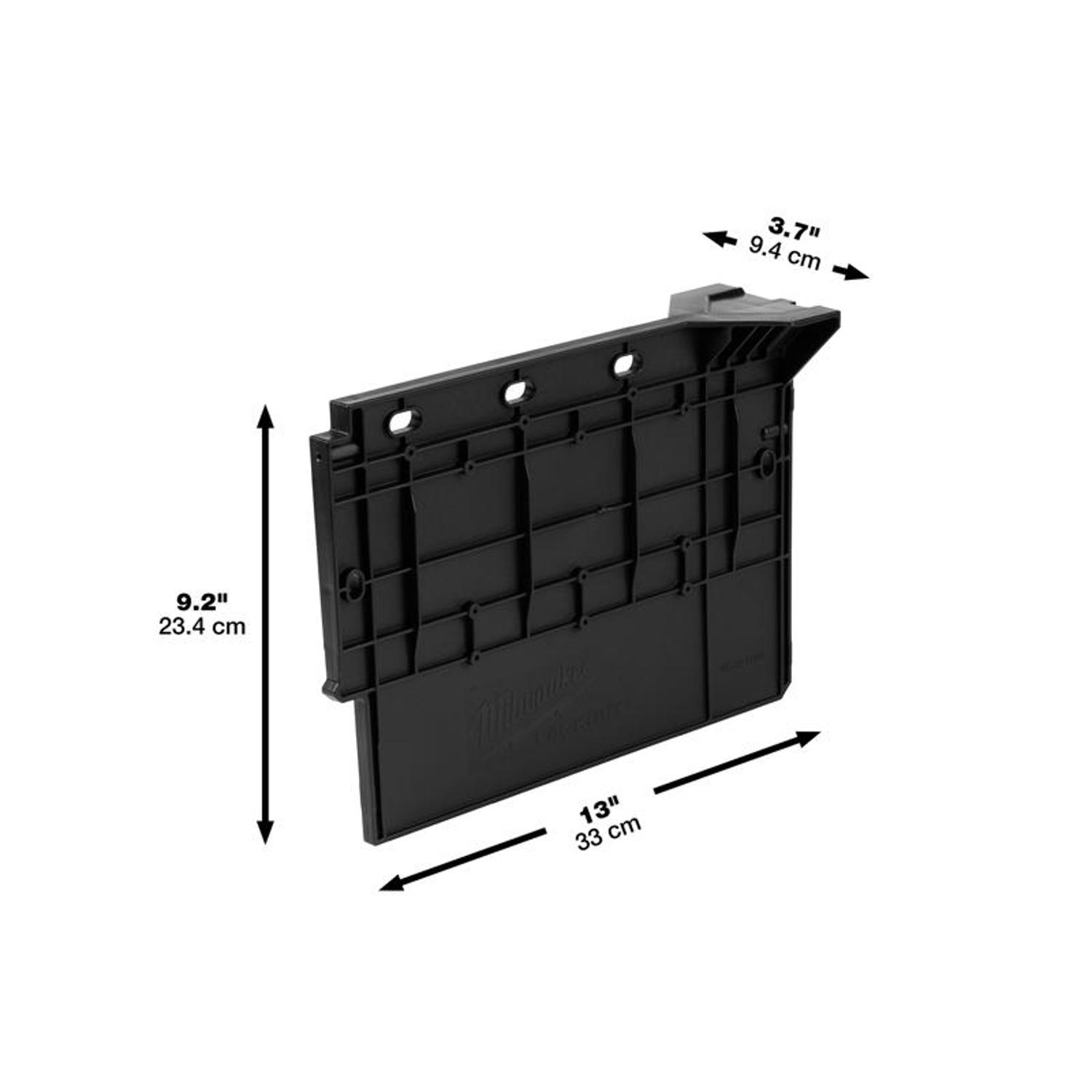 Milwaukee PACKOUT Crate Divider Impact-Resistant Poly Black - Jamoozus