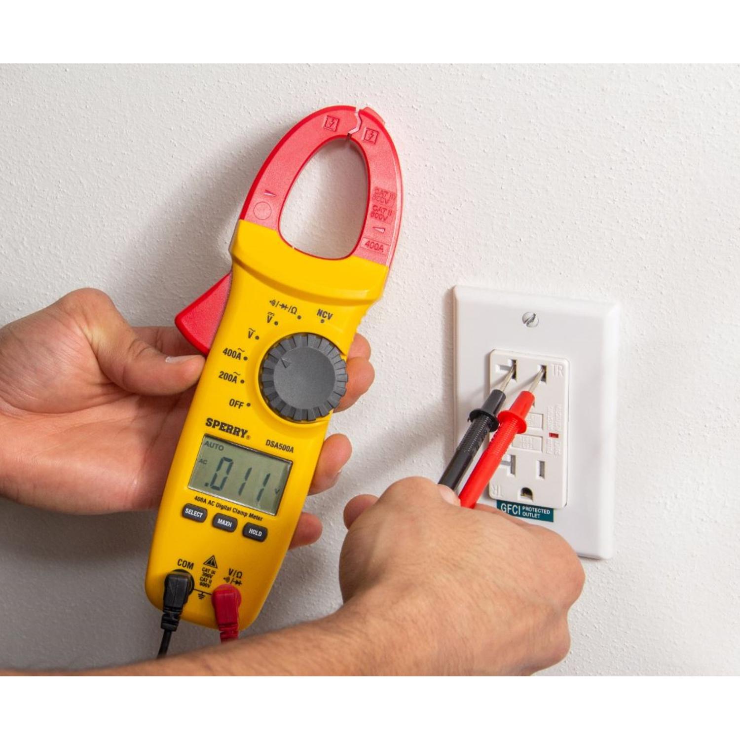 Sperry Snap-Around 300 - 600 V LCD AC Clamp Meter 1 pk - Jamoozus