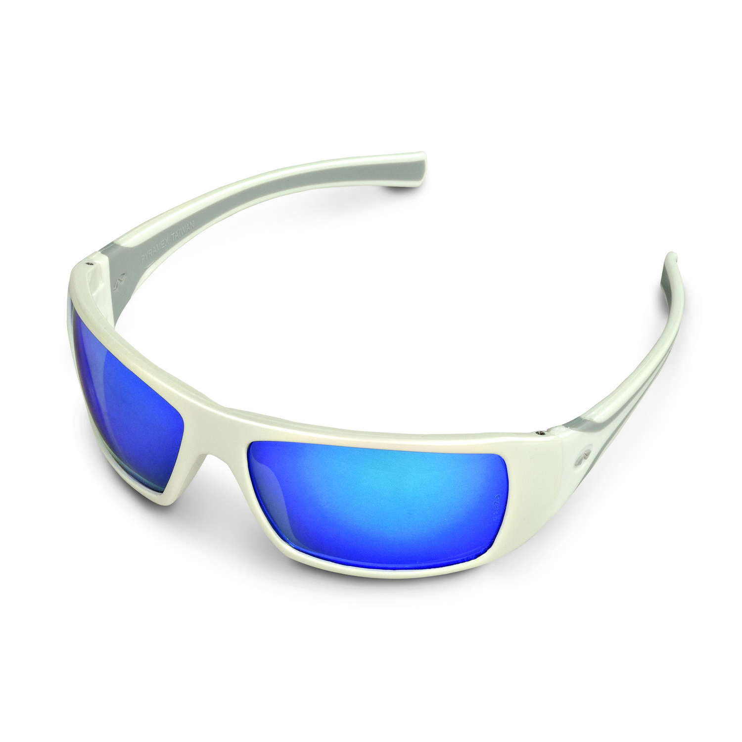 STIHL White Ice Protective Glasses Silver Mirror Lens White Frame 1 pc - Jamoozus