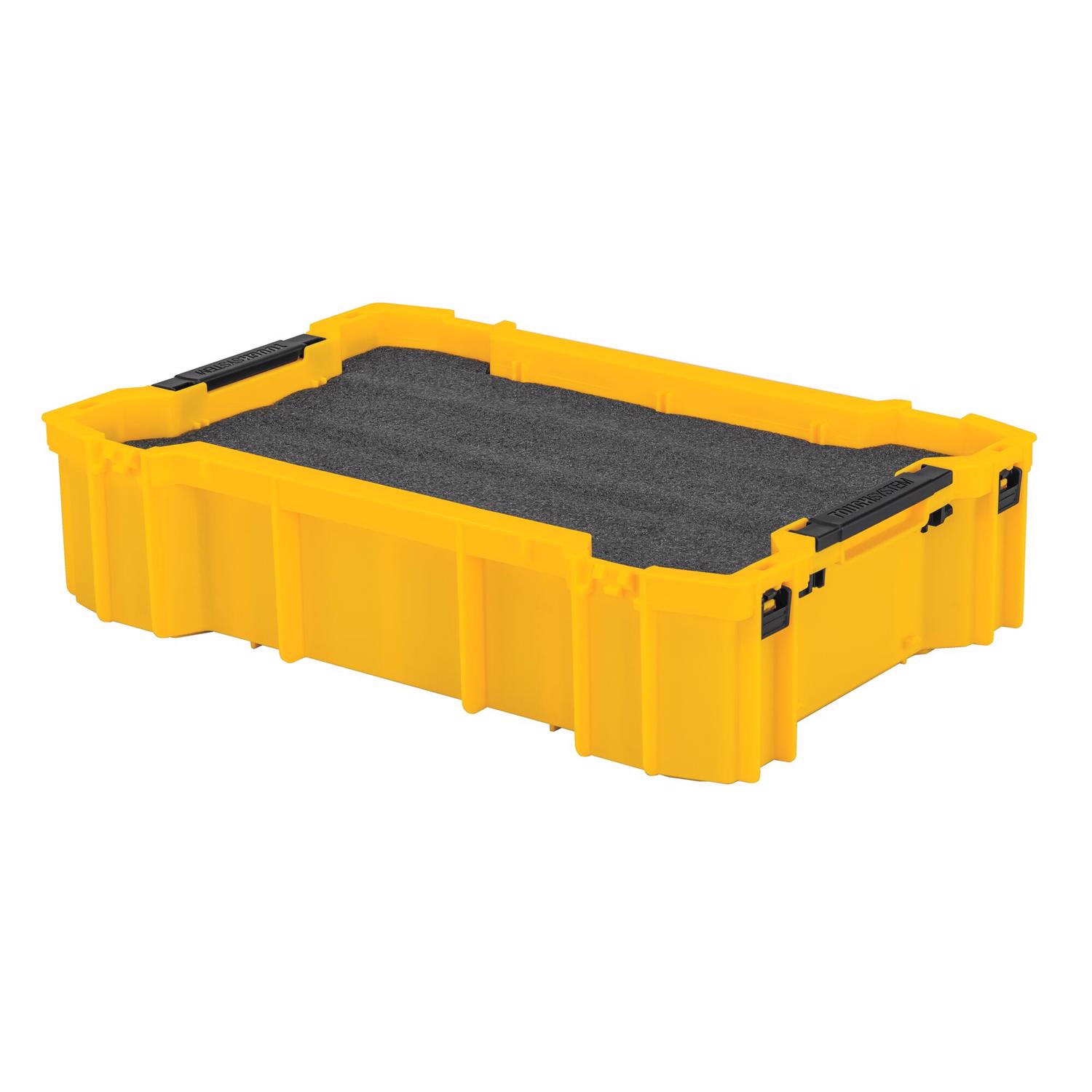DeWalt ToughSystem 12.5 in. W X 3.18 in. H Deep Interlocking Organizer Foam Black - Jamoozus